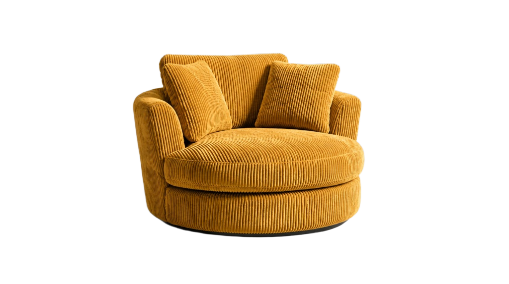 Mustard Swivel Chair