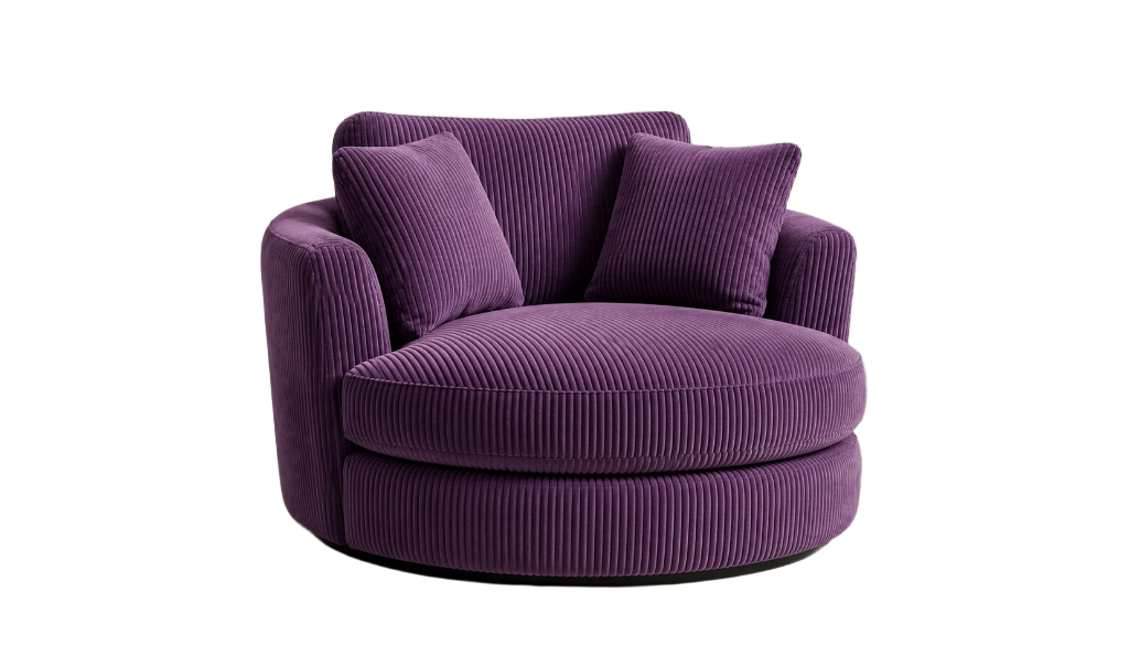 Purple Swivel Chair