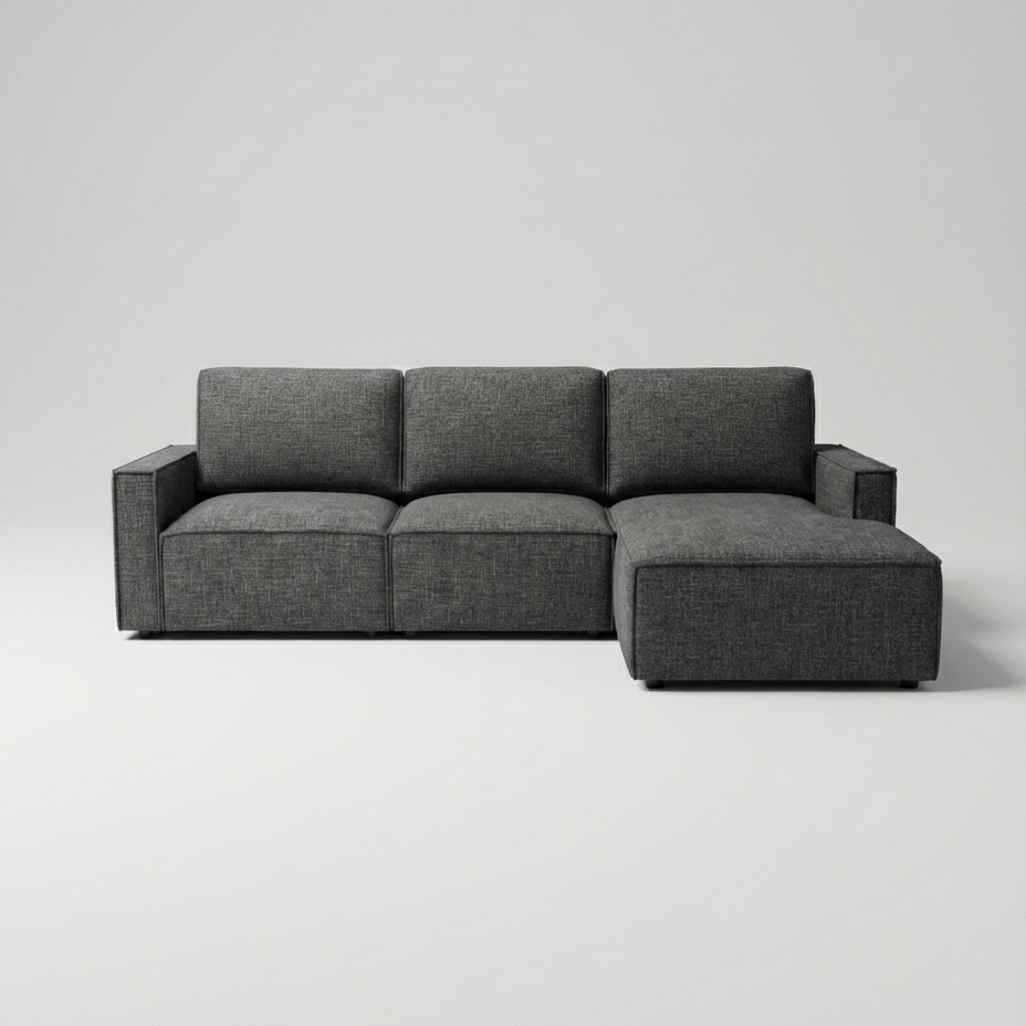 Lulu Chaise Lounge - Front View | Vibe Sofas Australia