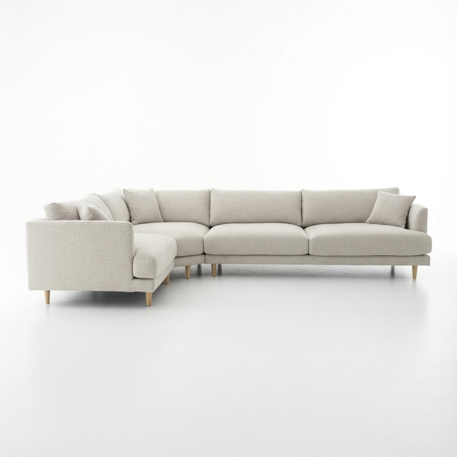 Meadow Corner Lounge - Front View | Vibe Sofas