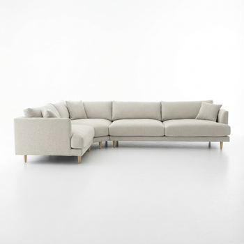 Meadow Corner Lounge - Front View | Vibe Sofas