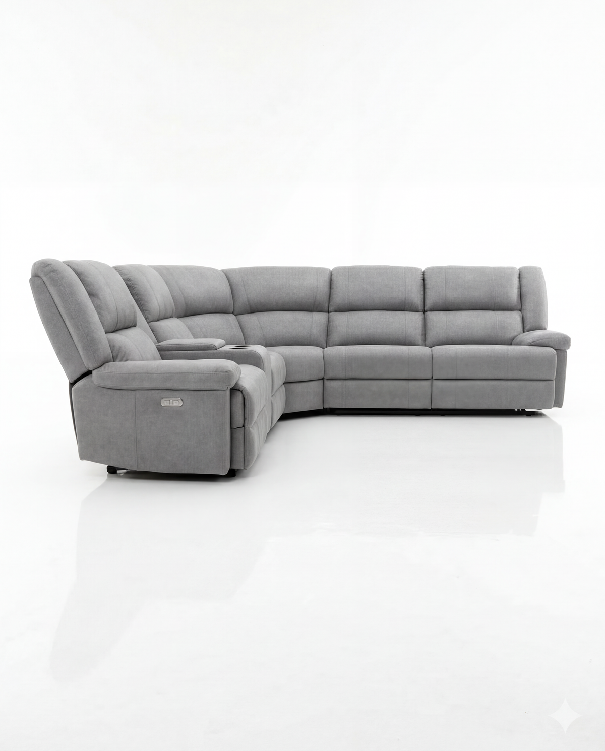 Peru Electric Recliner Corner Lounge - Detail Close-Up | Vibe Sofas