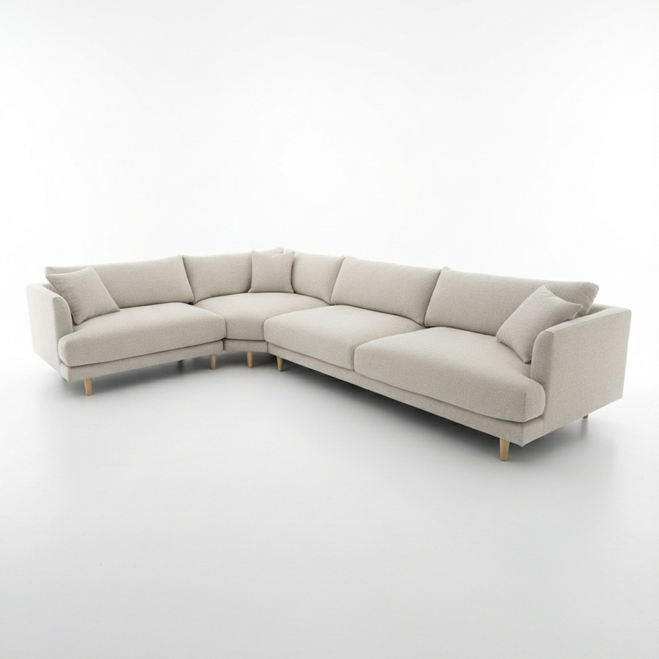 Meadow Corner Lounge - Lifestyle Setting | Vibe Sofas Australia