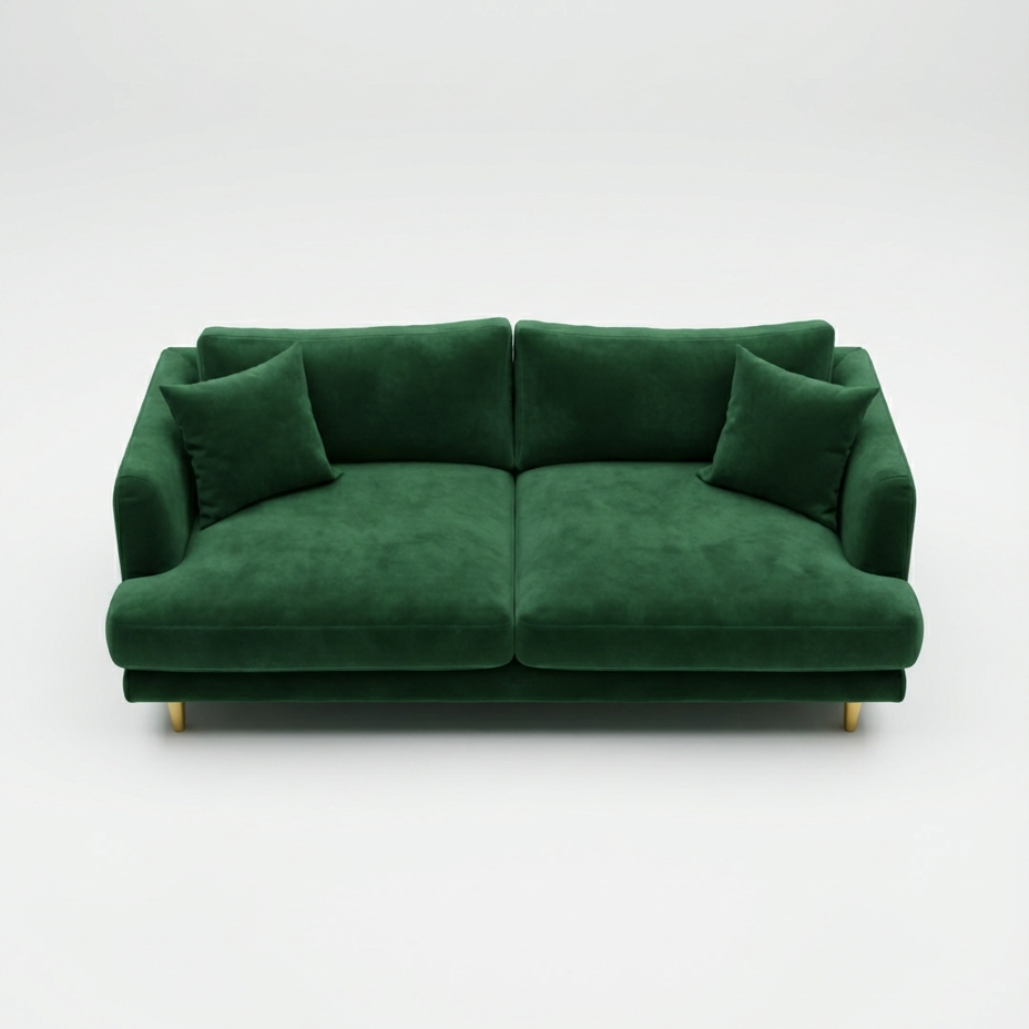 Meadow Sofa Velvet - View 34 | Vibe Sofas Australia