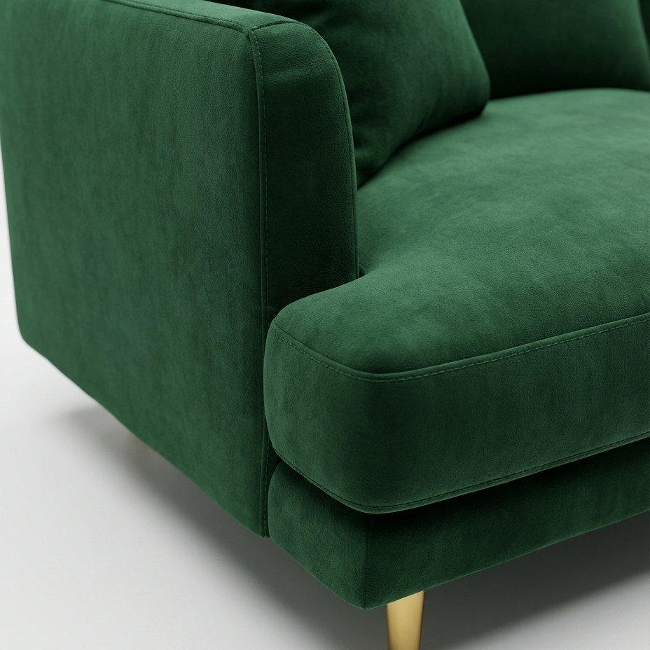 Meadow Sofa Velvet - View 35 | Vibe Sofas