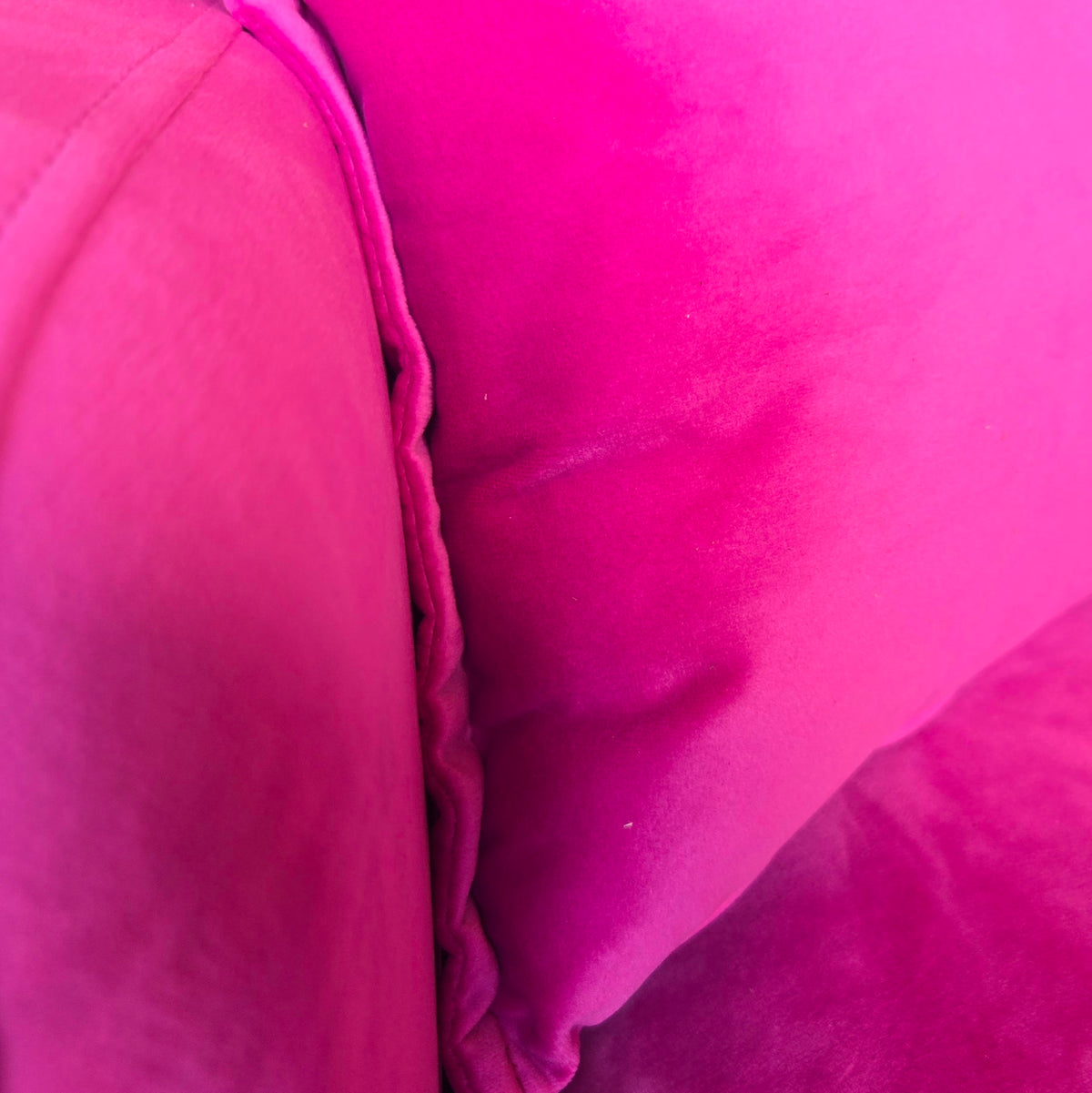 Cuddle Swivel Chair - Barbie Pink - Fabric Detail | Vibe Sofas