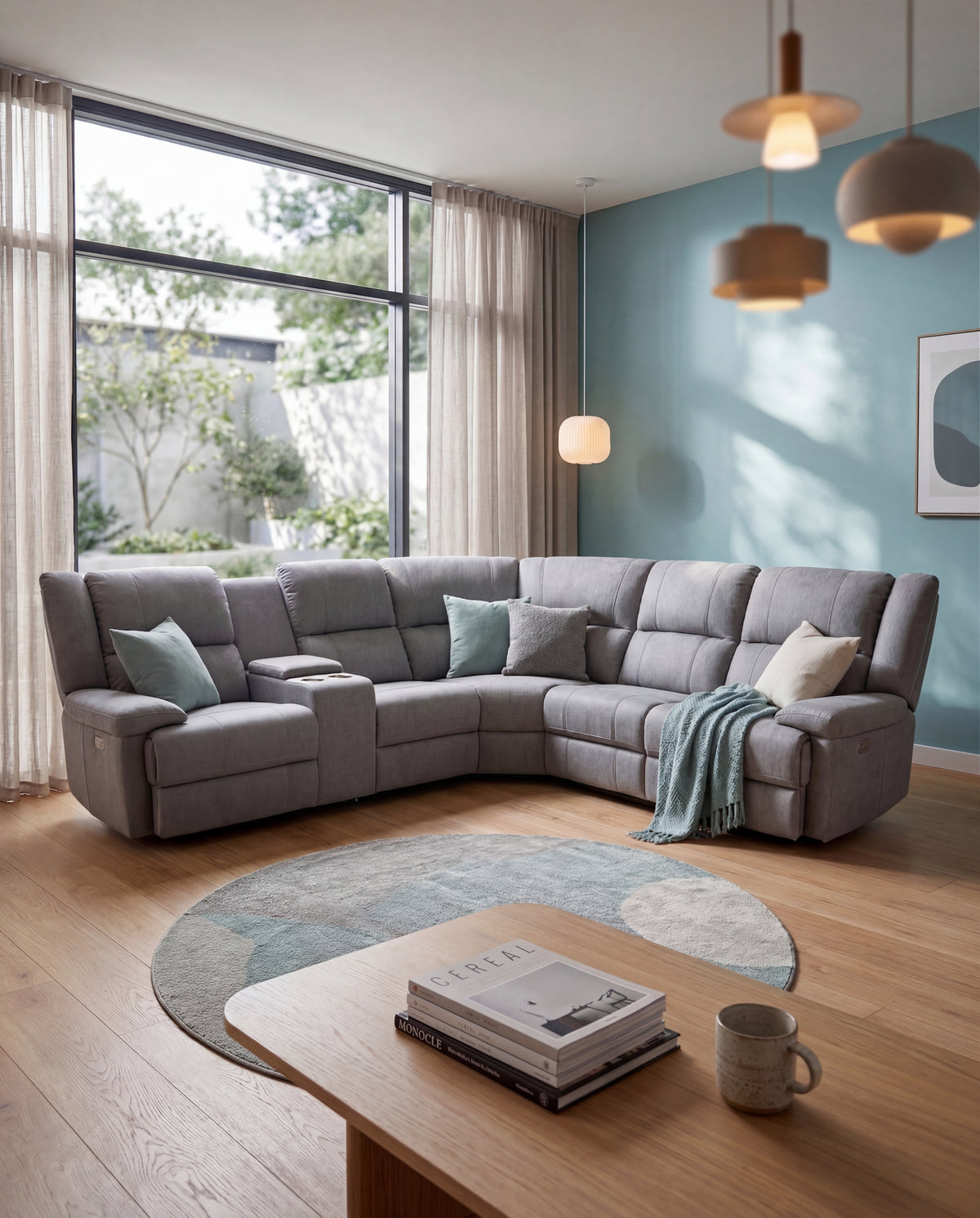 Peru Electric Recliner Corner Lounge - View 11 | Vibe Sofas