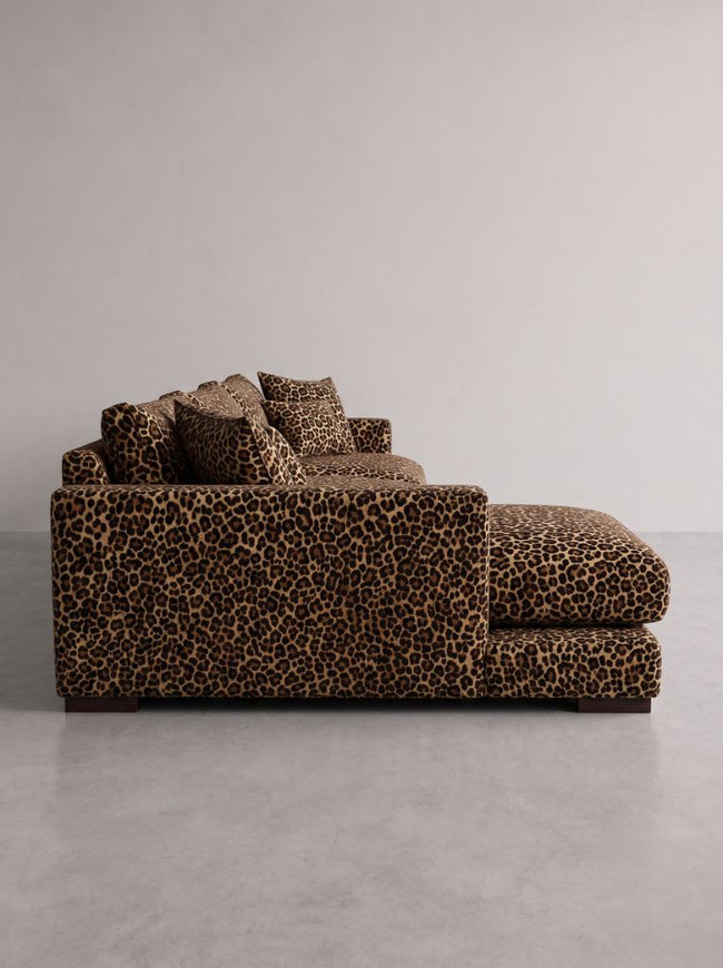 Leopard Print Cloud Chaise Lounge Main Image