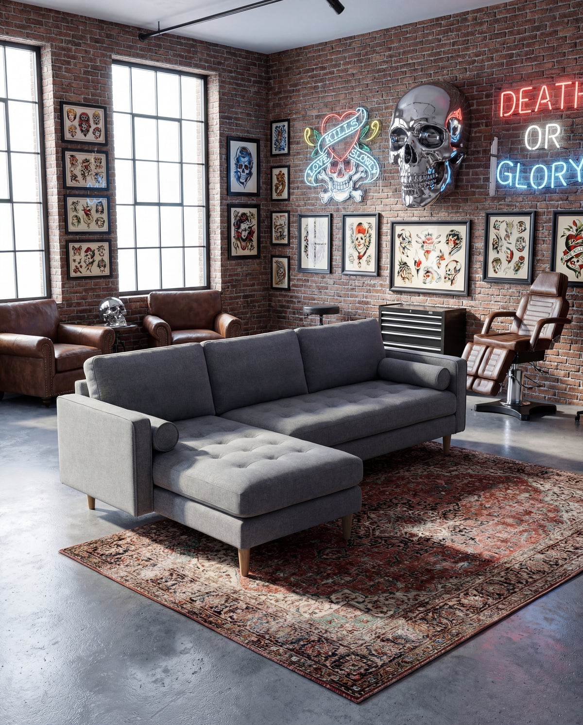 Salis Chaise Lounge - View 10 | Vibe Sofas Australia
