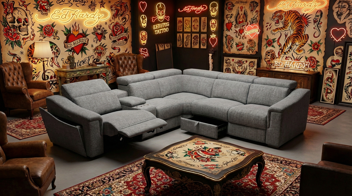 Lena Electric Recliner Corner Lounge - View 7 | Vibe Sofas Australia
