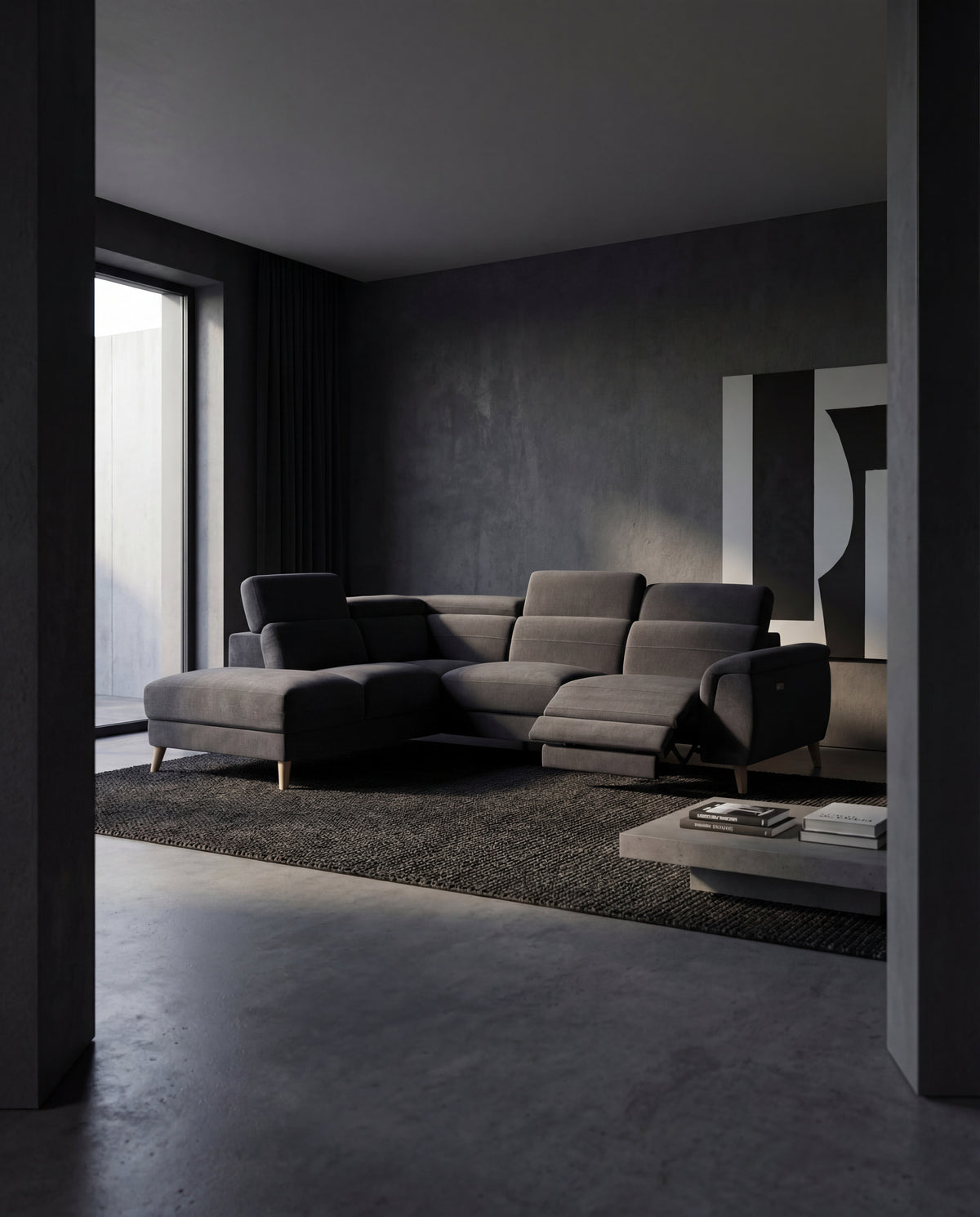 Felix Chaise Lounge - Lifestyle Setting | Vibe Sofas