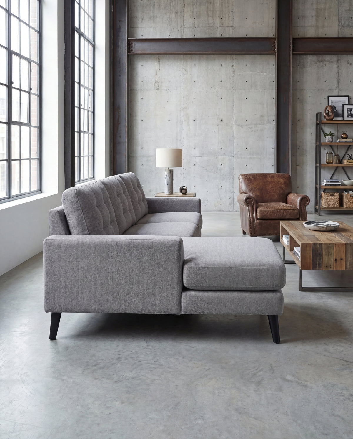 Flipper Reversible Chaise Lounge - View 10 | Vibe Sofas Australia