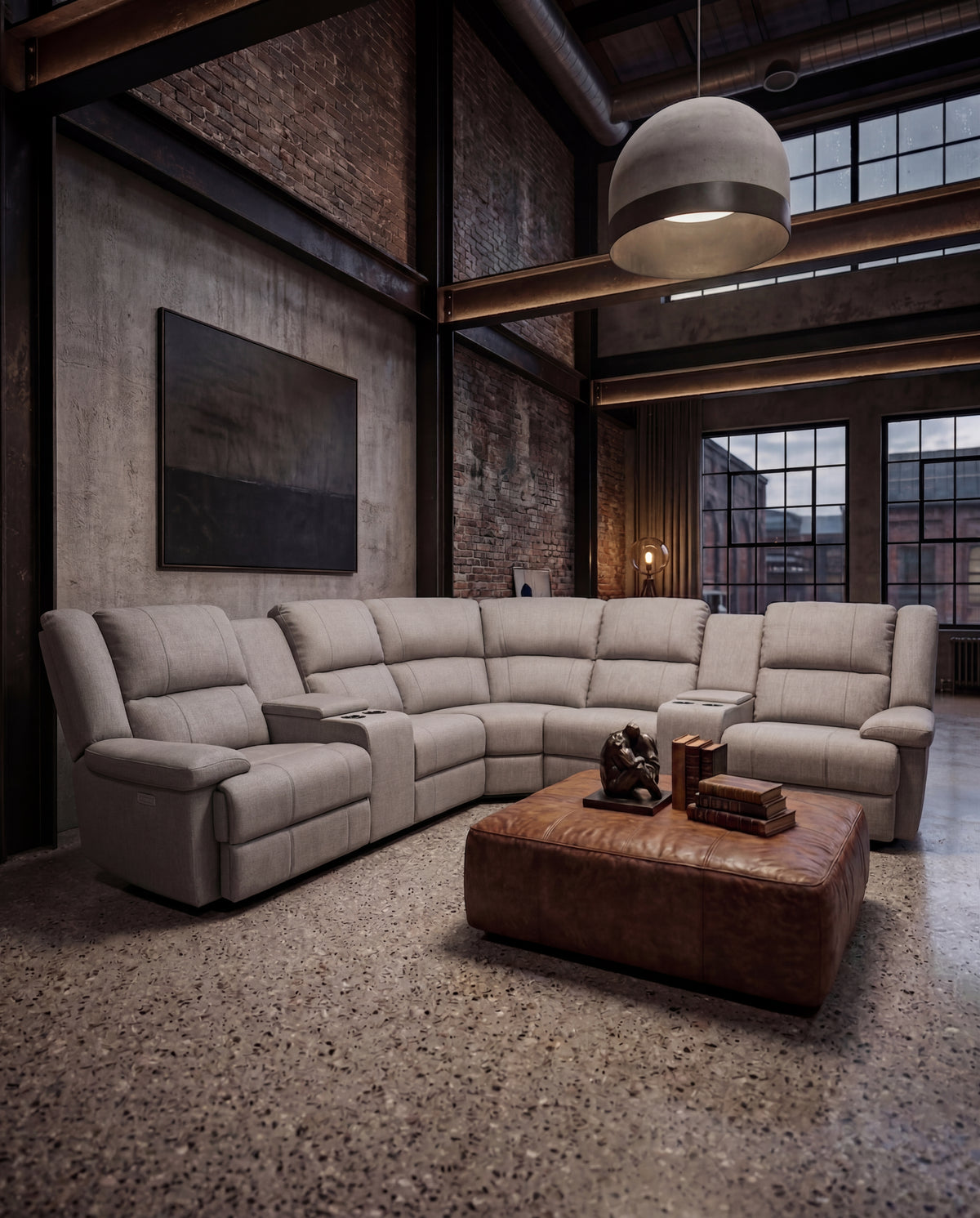 Peru Electric Recliner Corner Lounge - View 12 | Vibe Sofas Australia