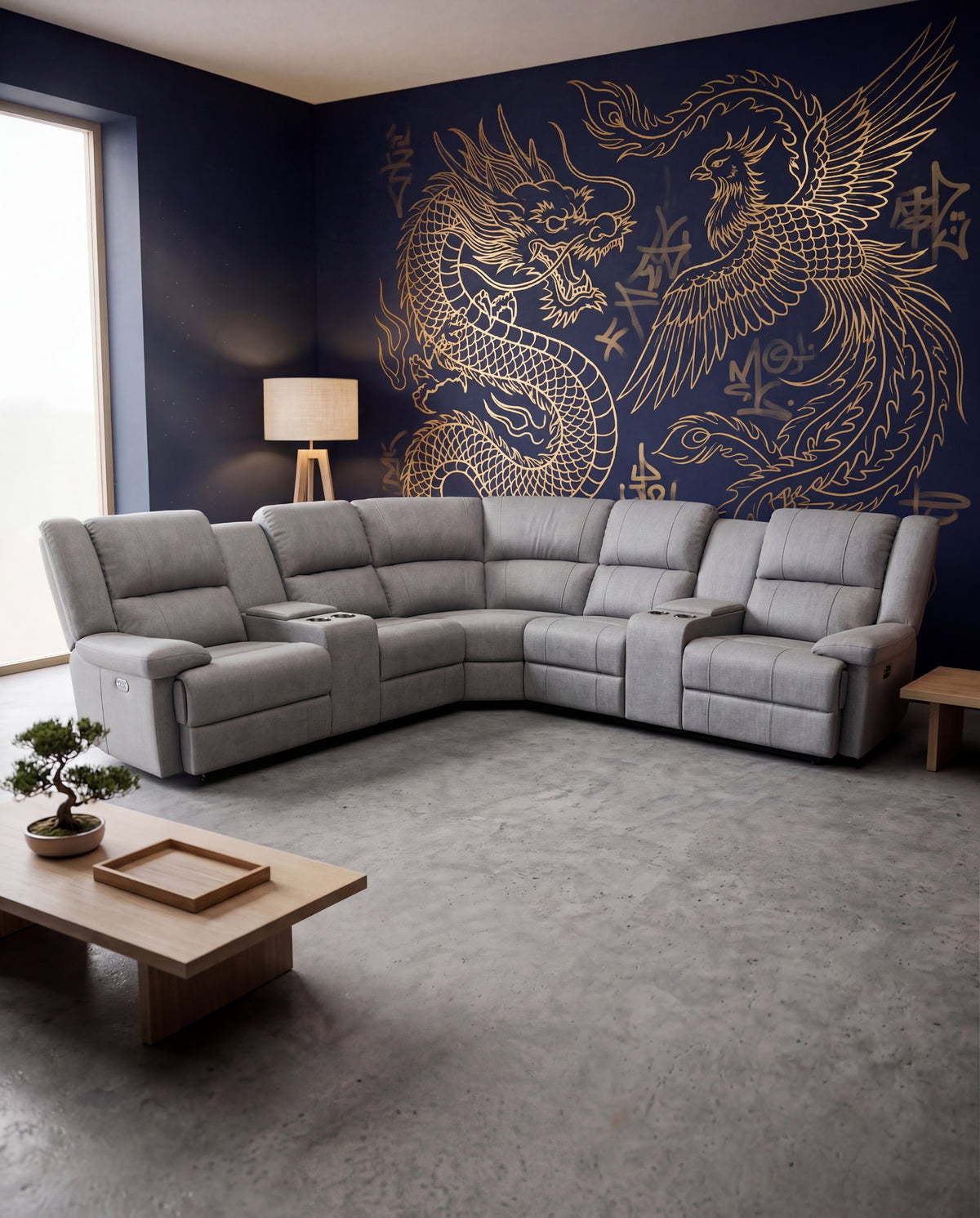 Peru Electric Recliner Corner Lounge - View 13 | Vibe Sofas Australia