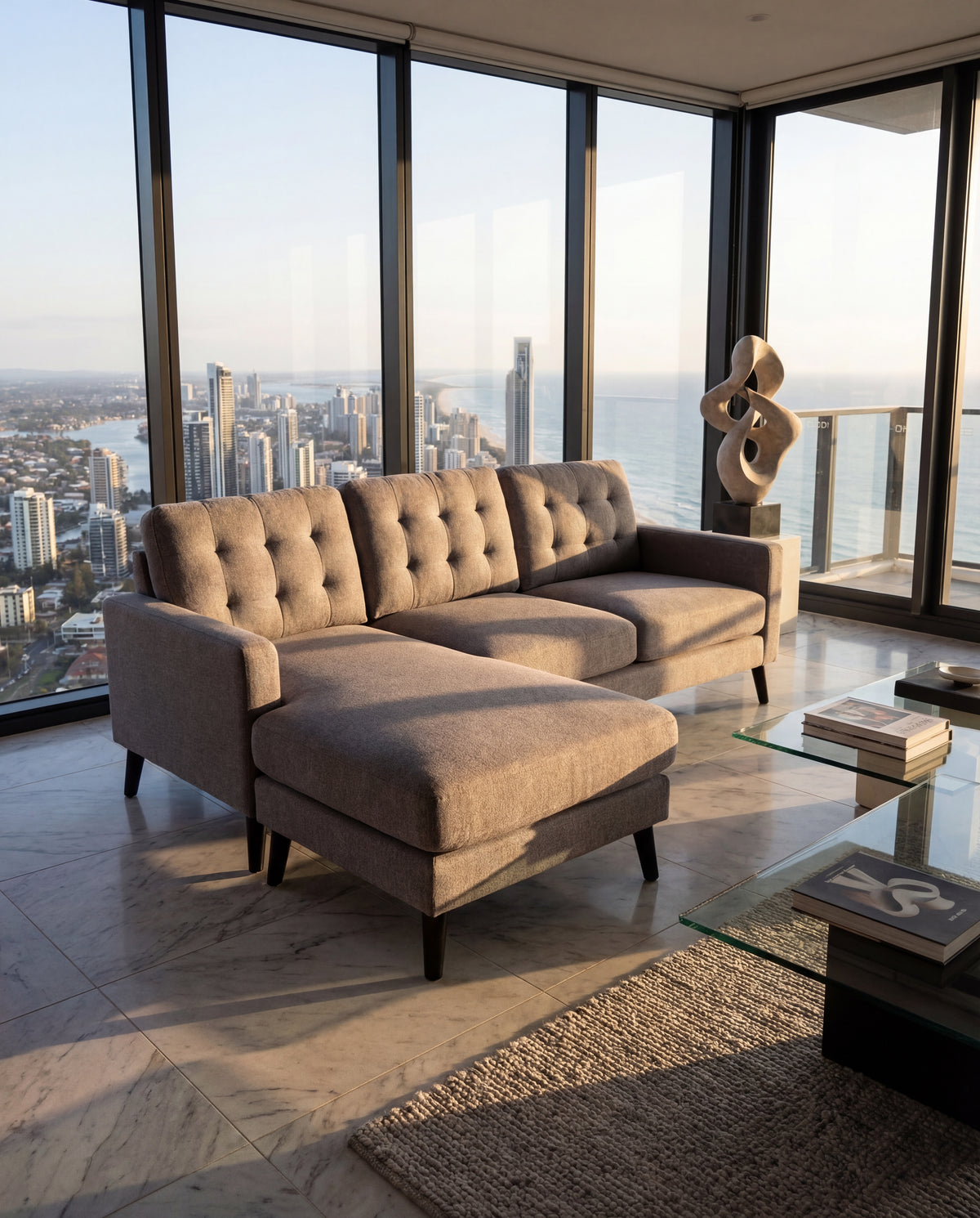 Flipper Reversible Chaise Lounge - View 12 | Vibe Sofas Australia