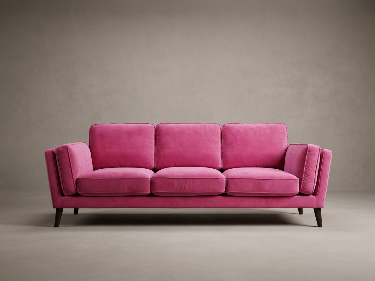 Monroe Barbie Pink — Front View | Fabric | Vibe Sofas Australia