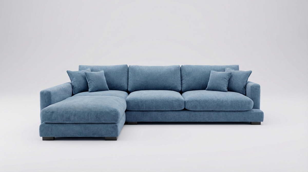 Dabadee Blue Cloud Chaise Lounge - Front View