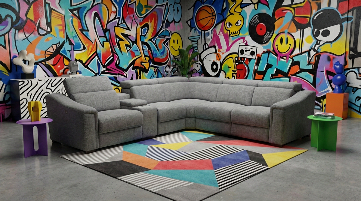 Lena Electric Recliner Corner Lounge - Dimensions View | Vibe Sofas