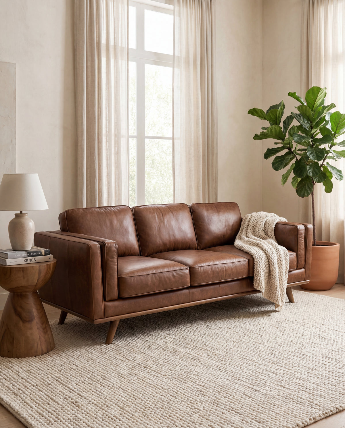 Monroe Leather Sofa