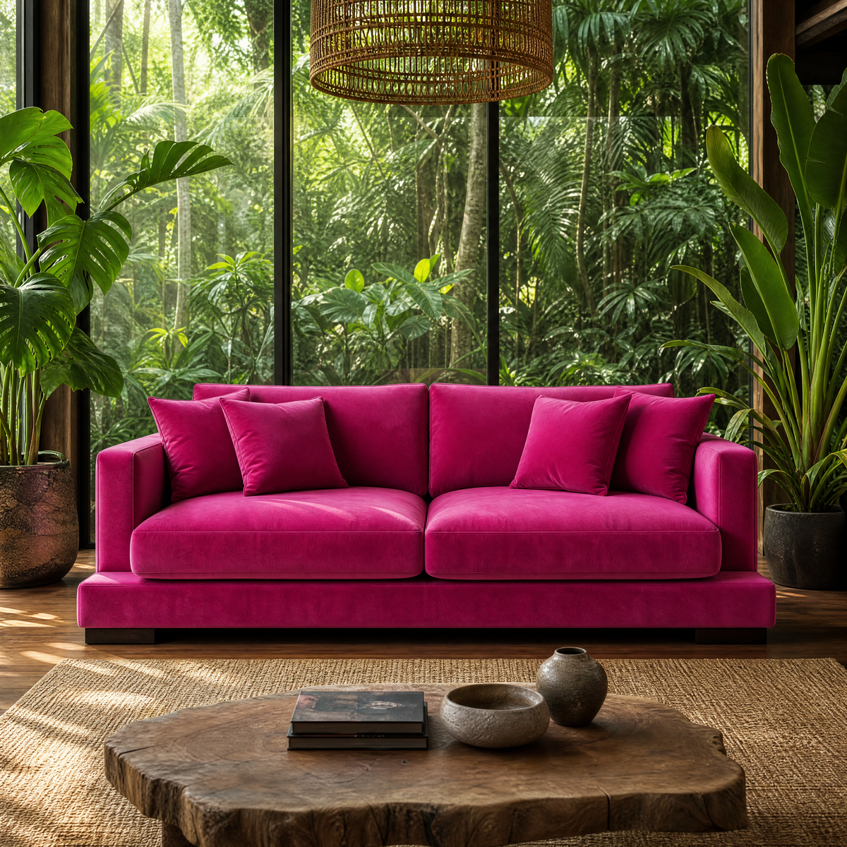 Cloud Sofa Barbie Pink - Tropical Modern