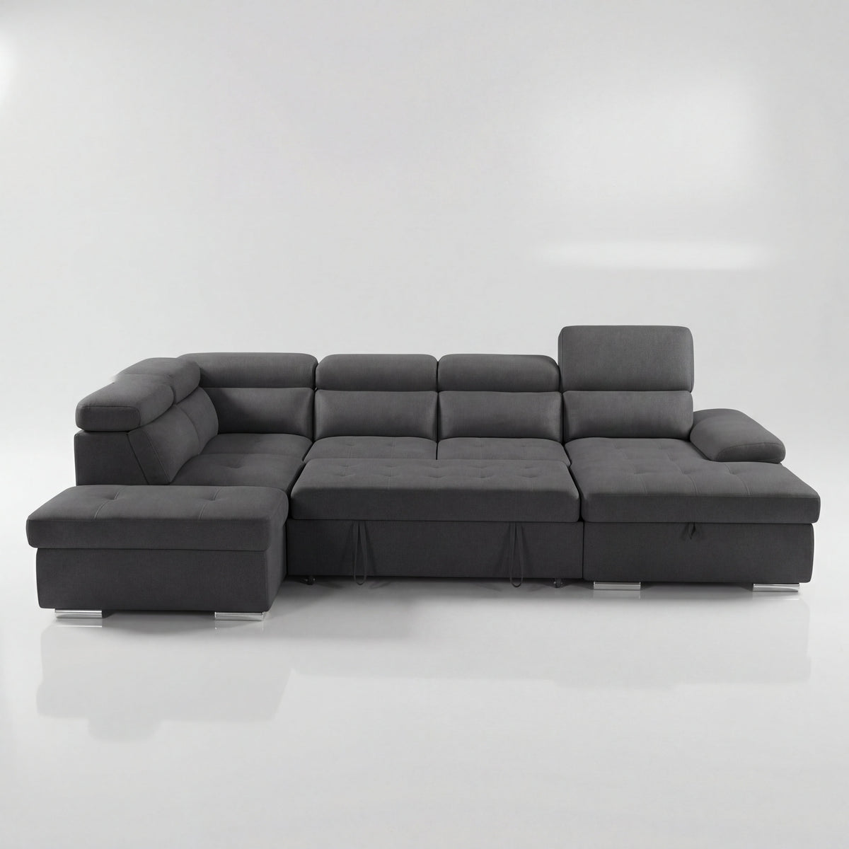 Evo Sofa Sleeper Large - Dimensions View | Vibe Sofas