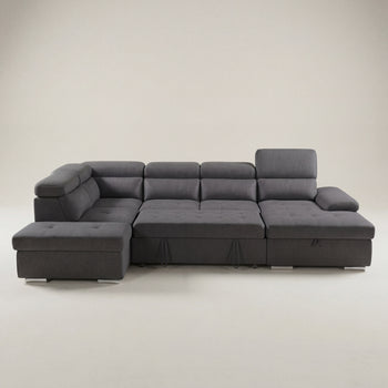 Evo Sofa Sleeper Large - Front View | Vibe Sofas Australia