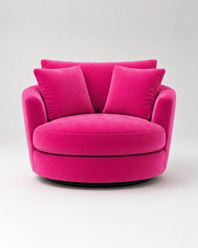 Cuddle Swivel Chair - Barbie Pink