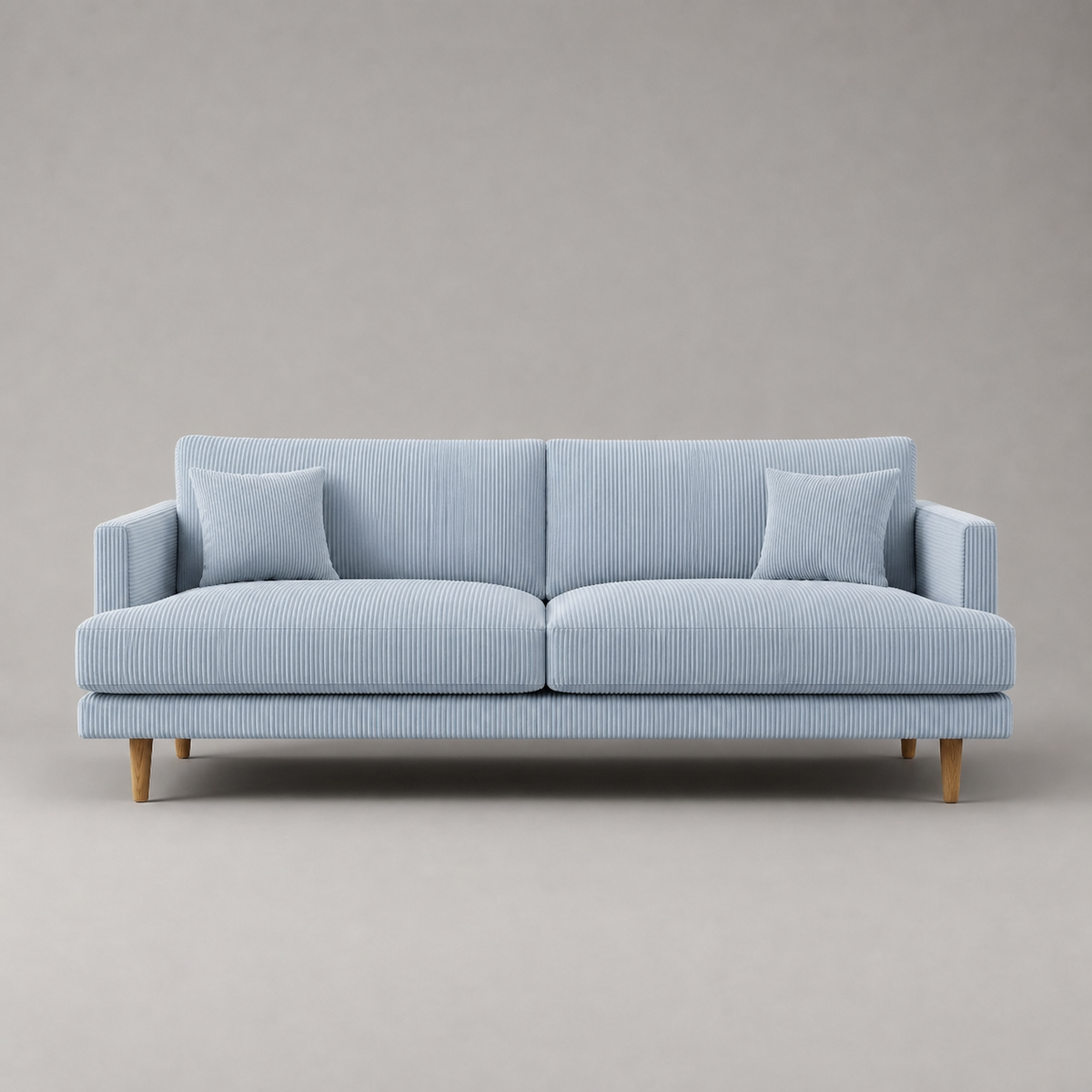 Meadow Sofa - Baby Blue Corduroy - View 10 | Vibe Sofas