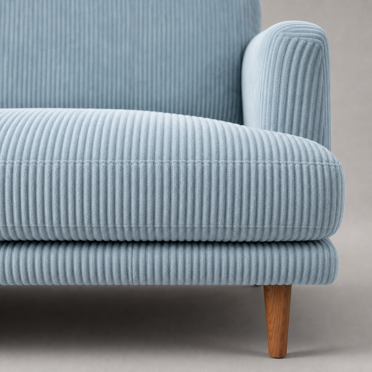 Meadow Sofa - Baby Blue Corduroy — Lifestyle