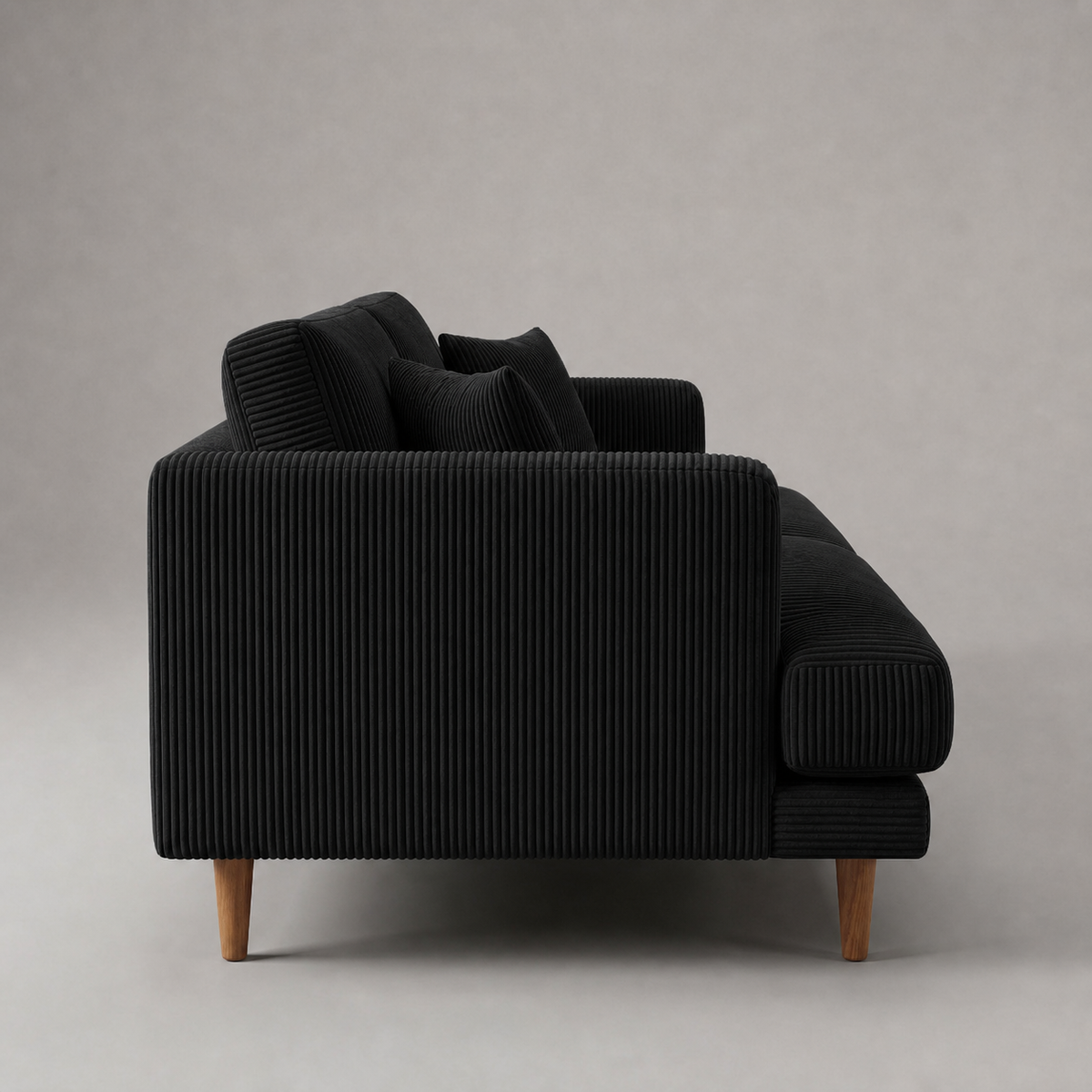 Meadow Sofa - Bagira Black Corduroy