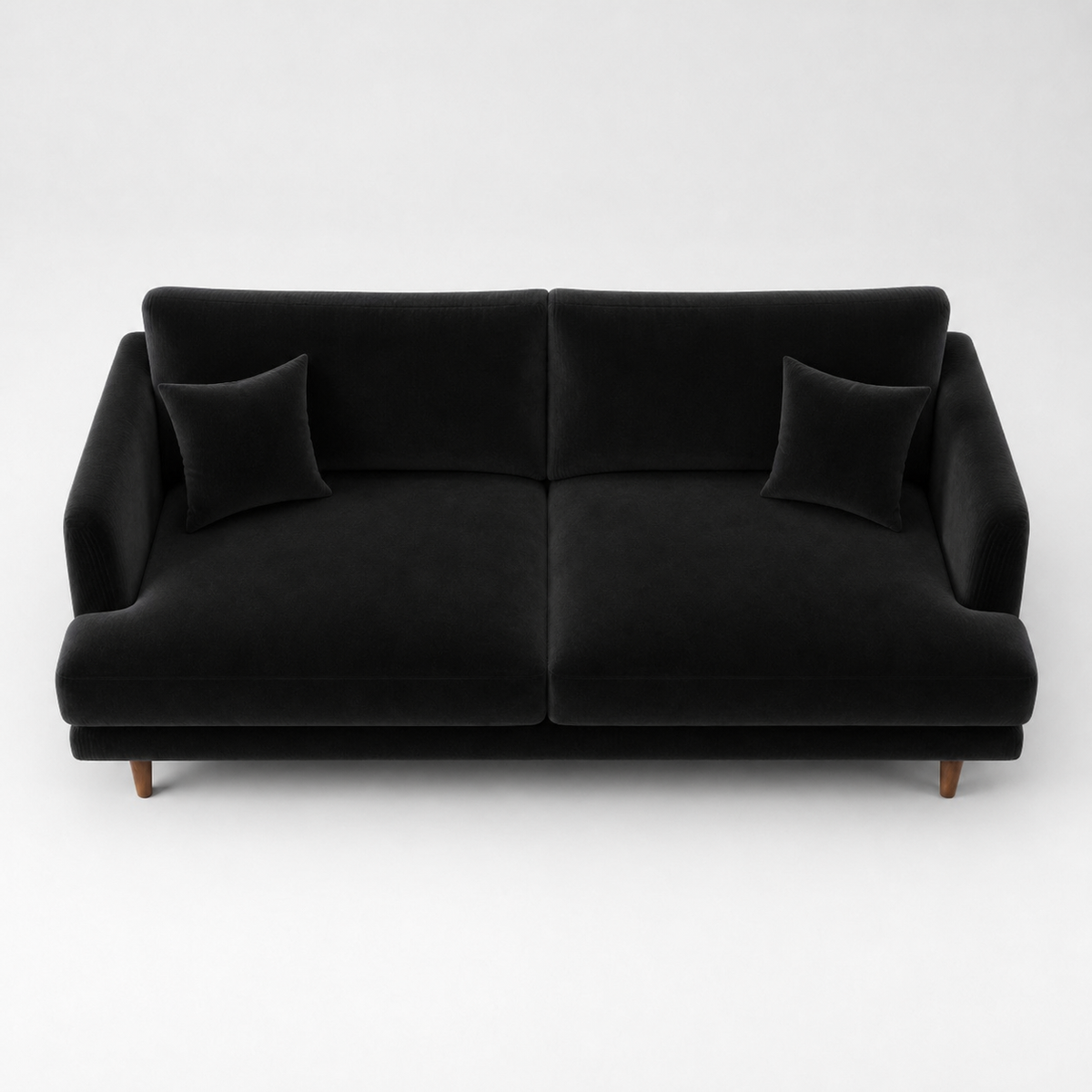 Meadow Sofa - Black Velvet — Lifestyle
