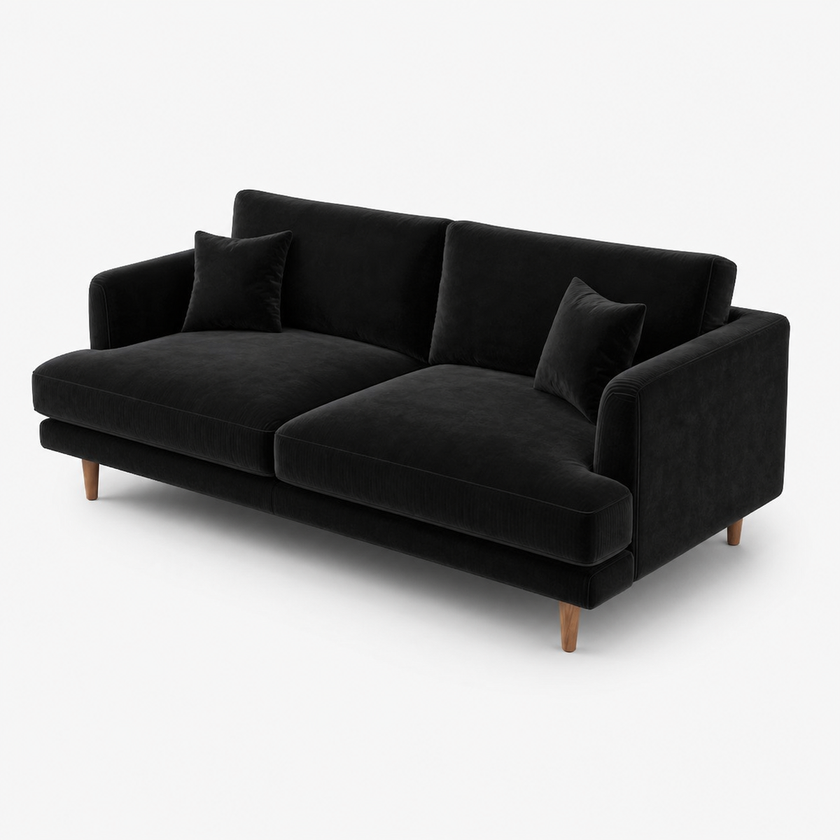 Meadow Sofa - Black Velvet