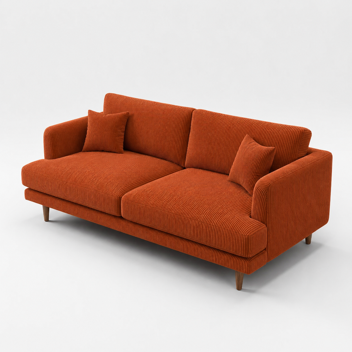 Meadow Sofa - Burnt Orange Corduroy