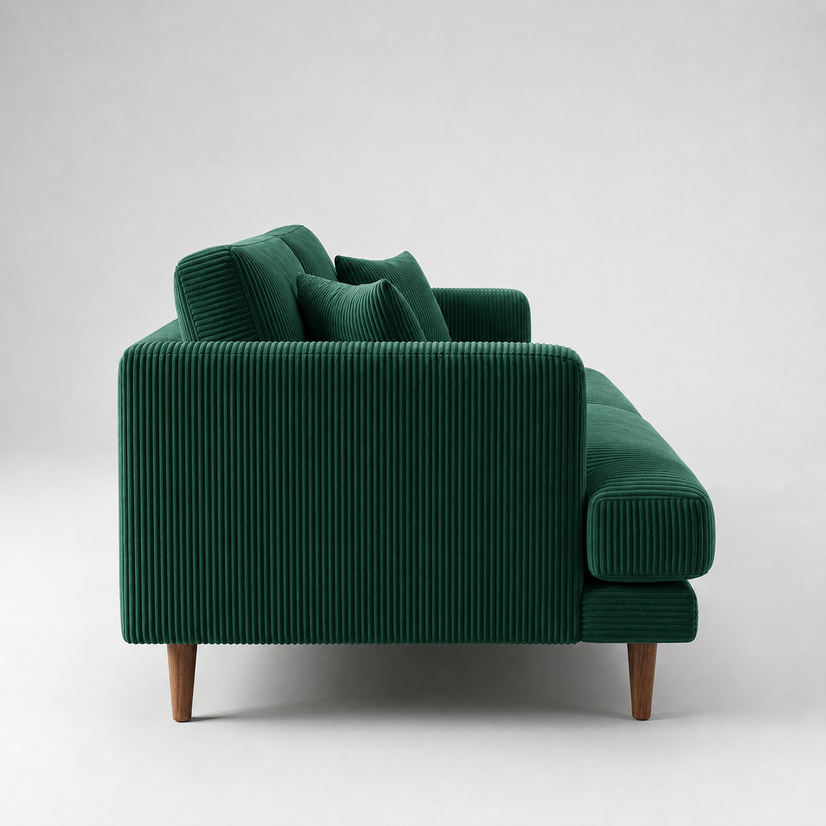 Meadow Sofa - Emerald Green Velvet — Lifestyle