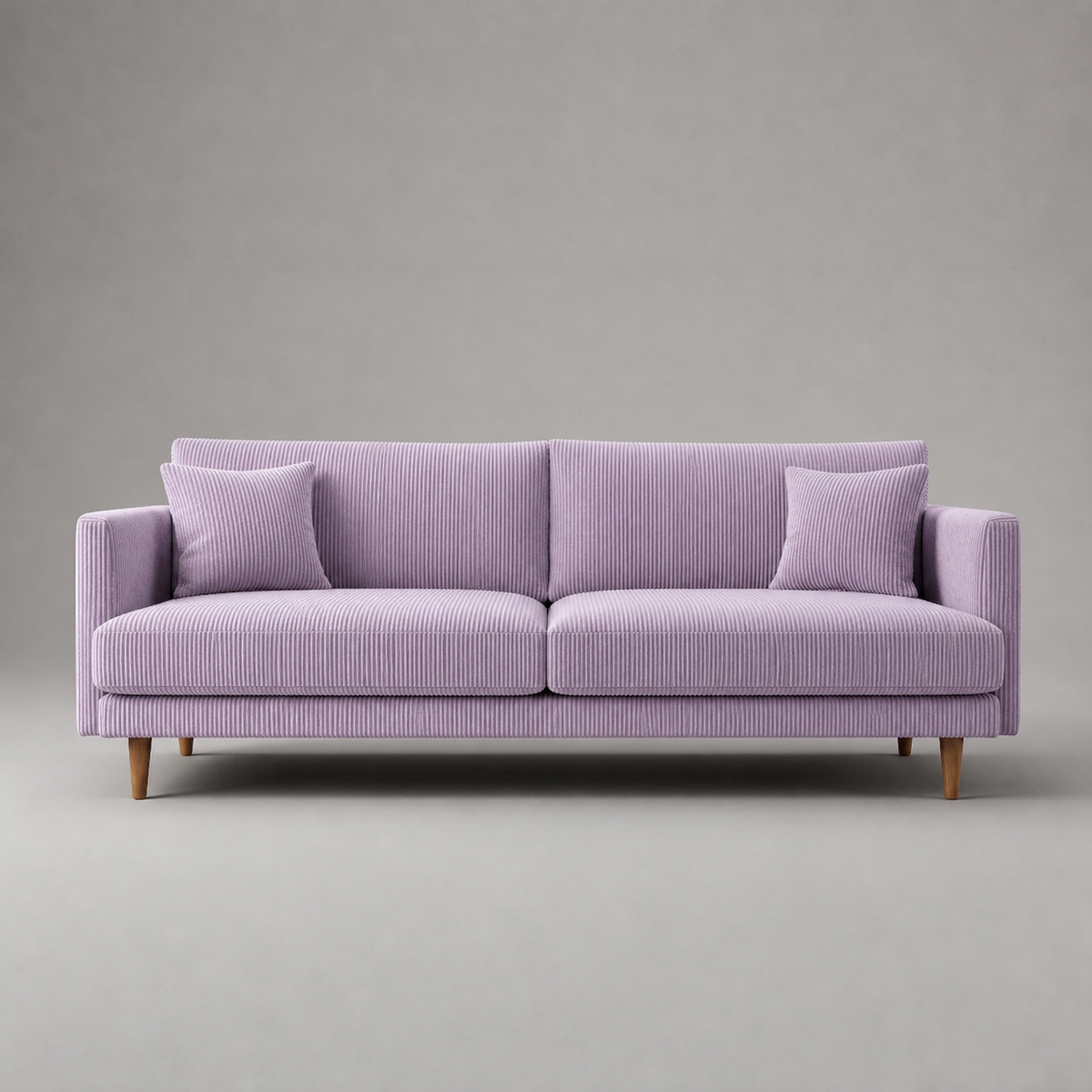 Meadow Sofa - Lilac Corduroy - View 9 | Vibe Sofas Australia