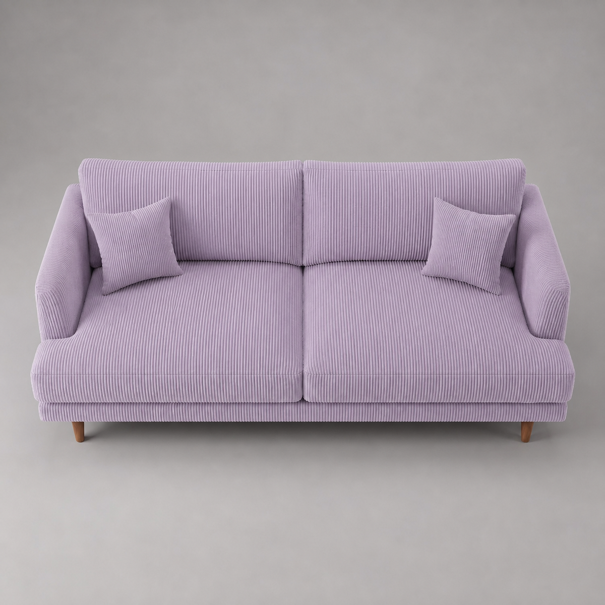 Meadow Sofa - Lilac Corduroy - View 11 | Vibe Sofas