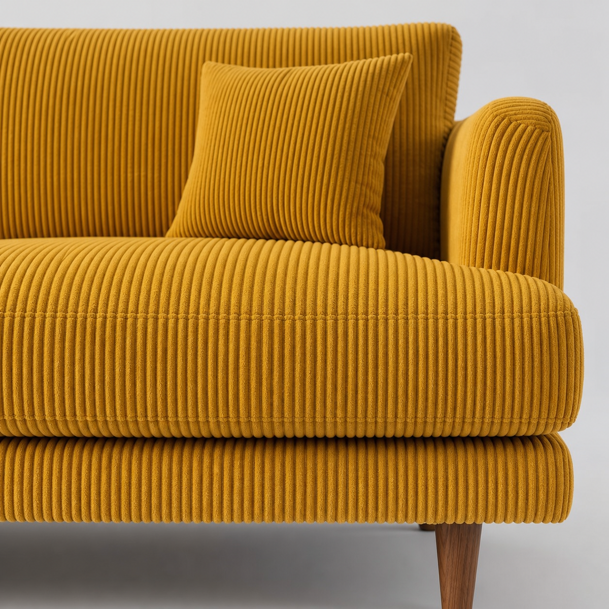 Meadow Sofa - Mustard Corduroy — Lifestyle