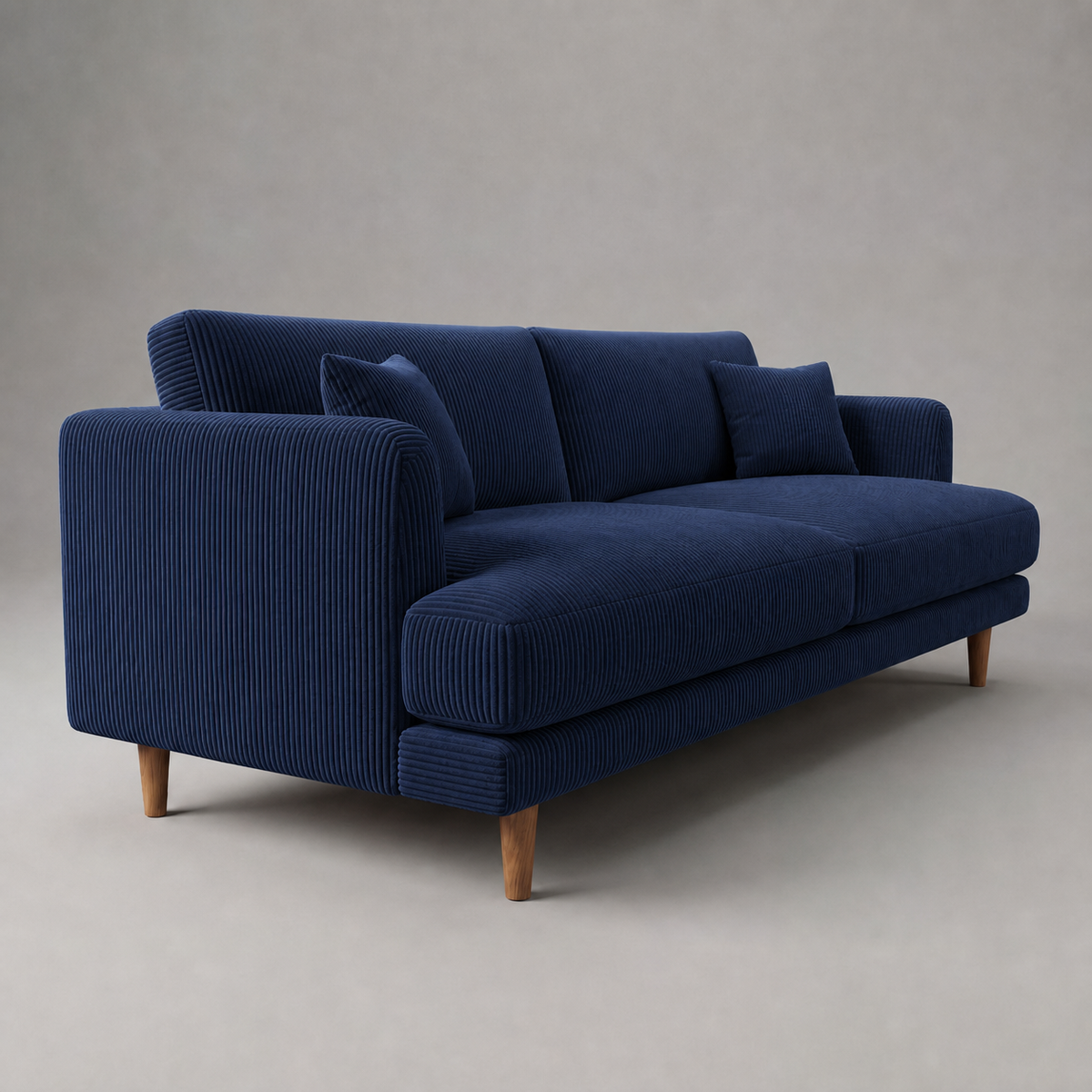 Meadow Sofa - Navy Blue Corduroy