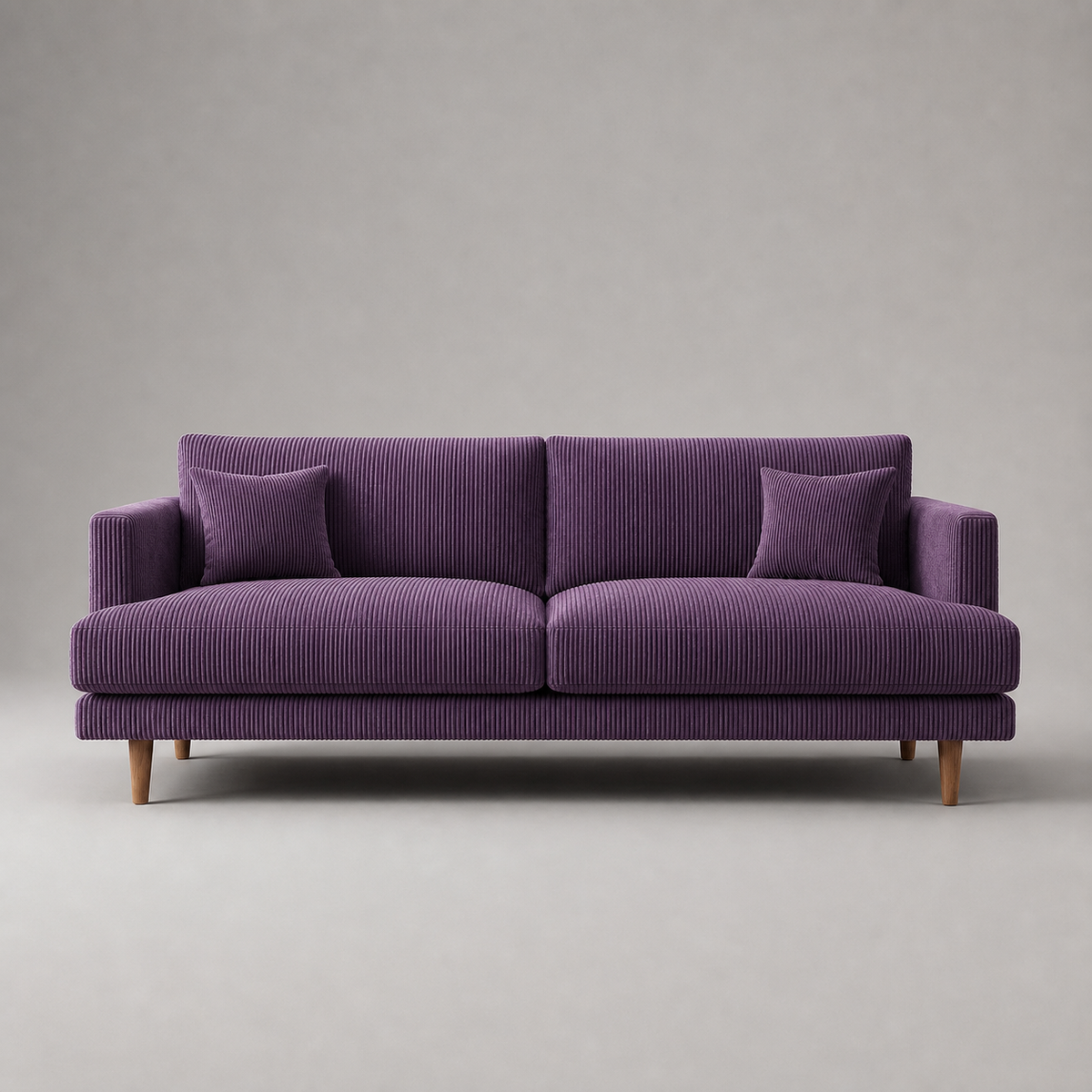 Meadow Sofa - Purple Haze Corduroy - View 10 | Vibe Sofas