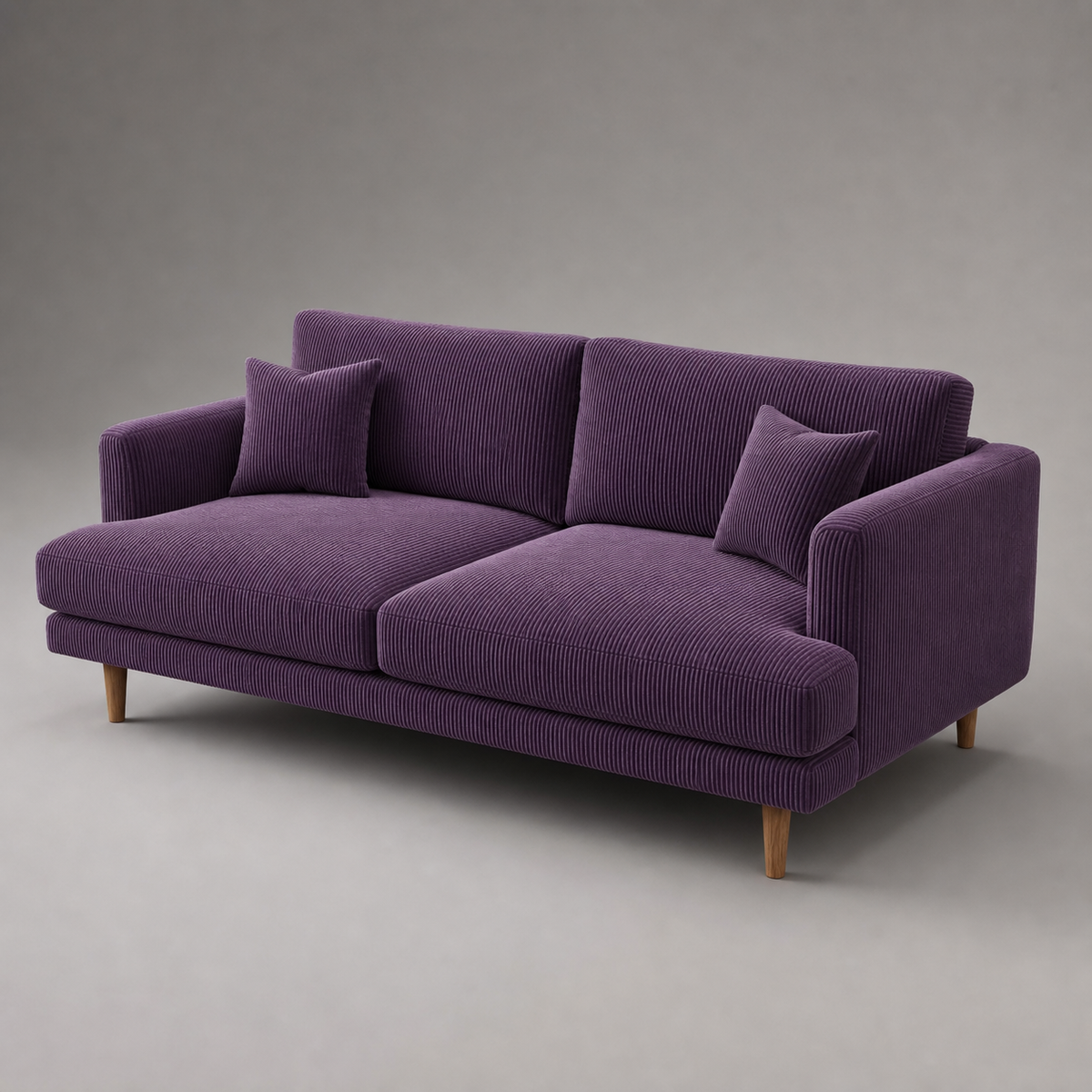 Meadow Sofa - Purple Haze Corduroy - View 11 | Vibe Sofas