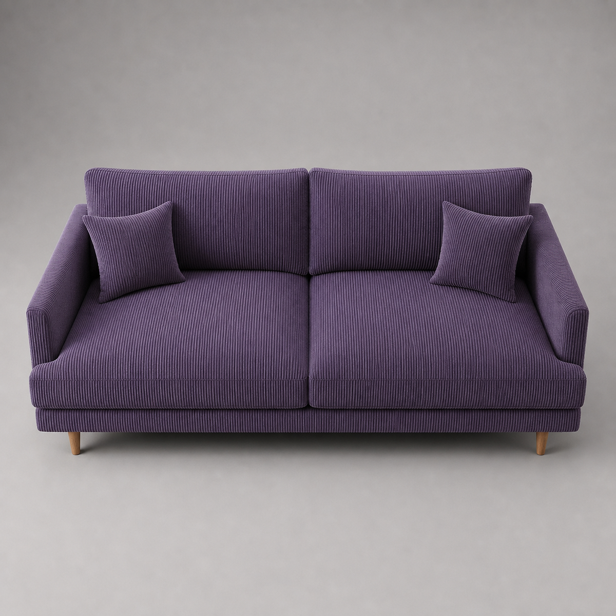 Meadow Sofa - Purple Haze Corduroy - View 12 | Vibe Sofas Australia