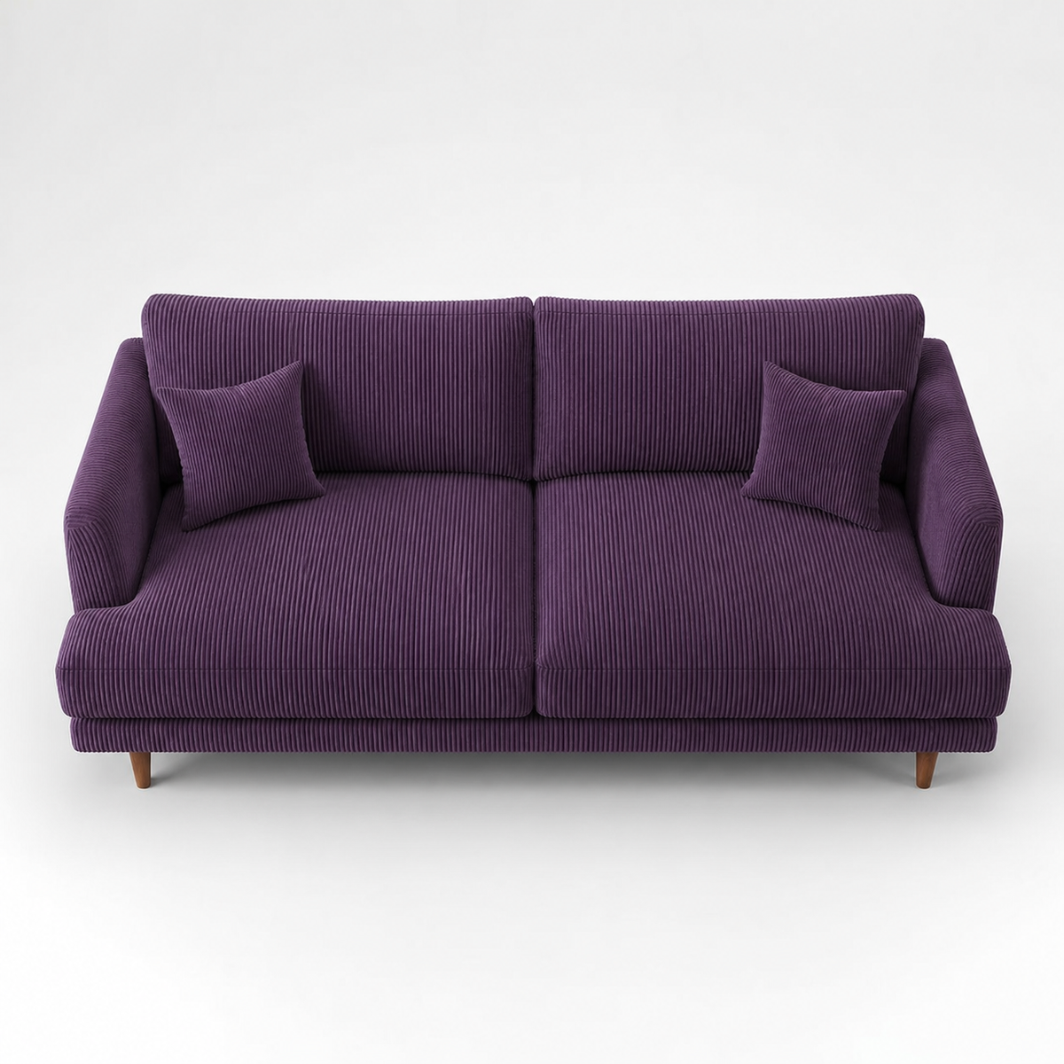 Meadow Sofa - Purple Haze Corduroy - Lifestyle Setting | Vibe Sofas Australia