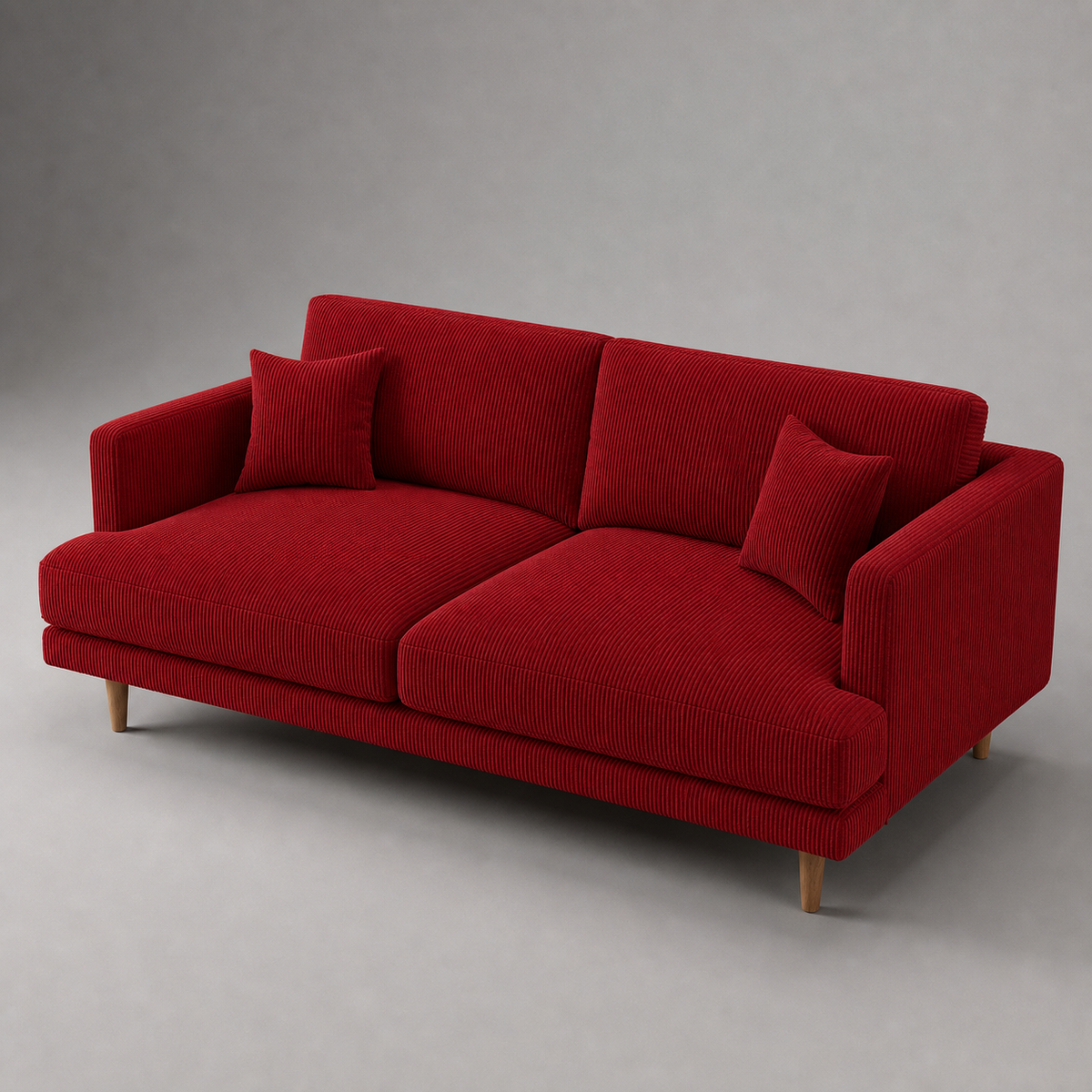 Meadow Sofa - Samurai Red Corduroy