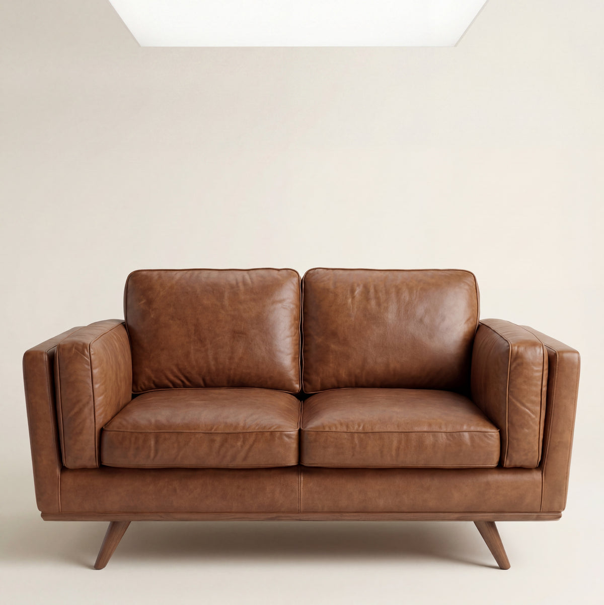 Monroe Leather 2 Seater Sofa - View 3 | Vibe Sofas