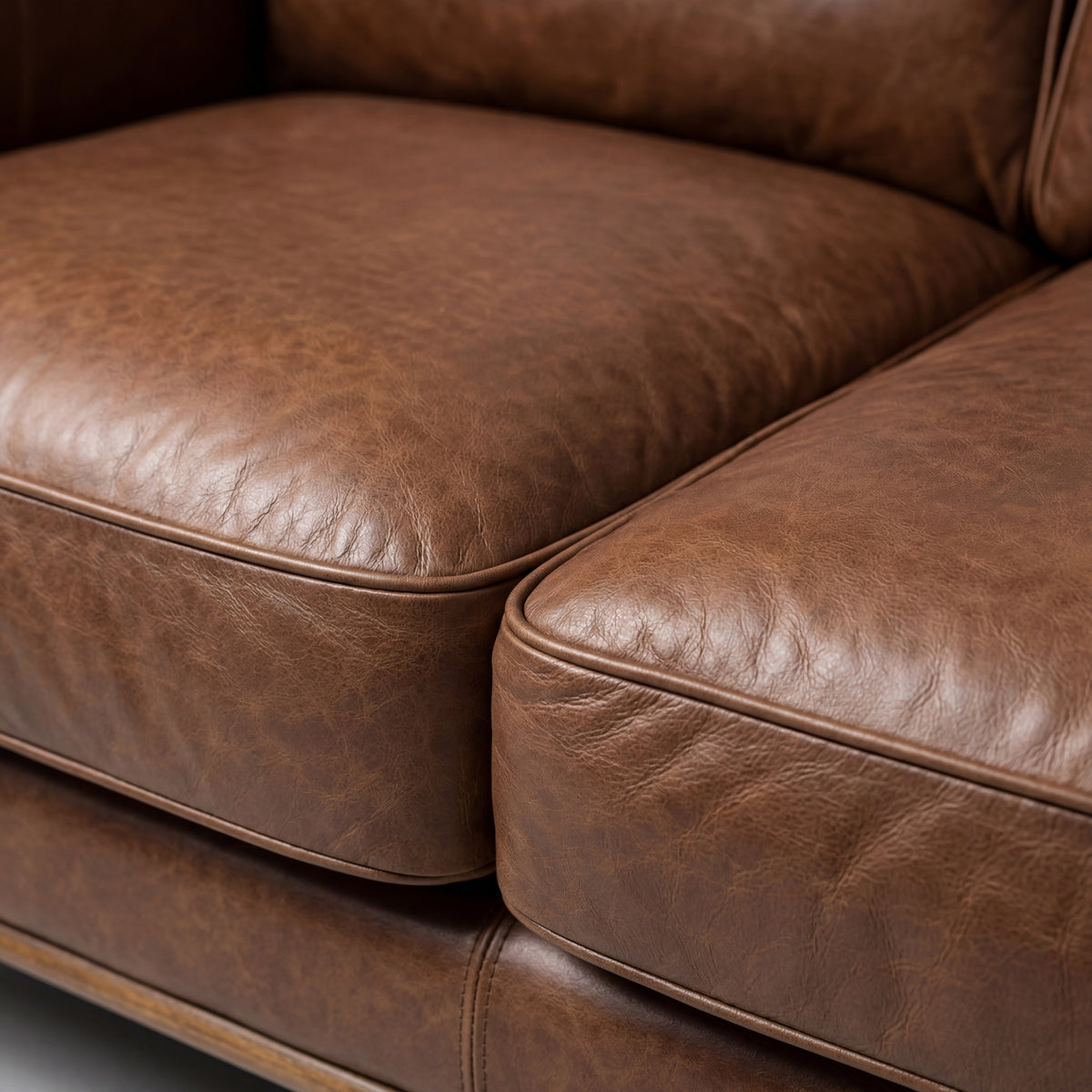 Monroe Leather Sofa - View 7 | Vibe Sofas Australia