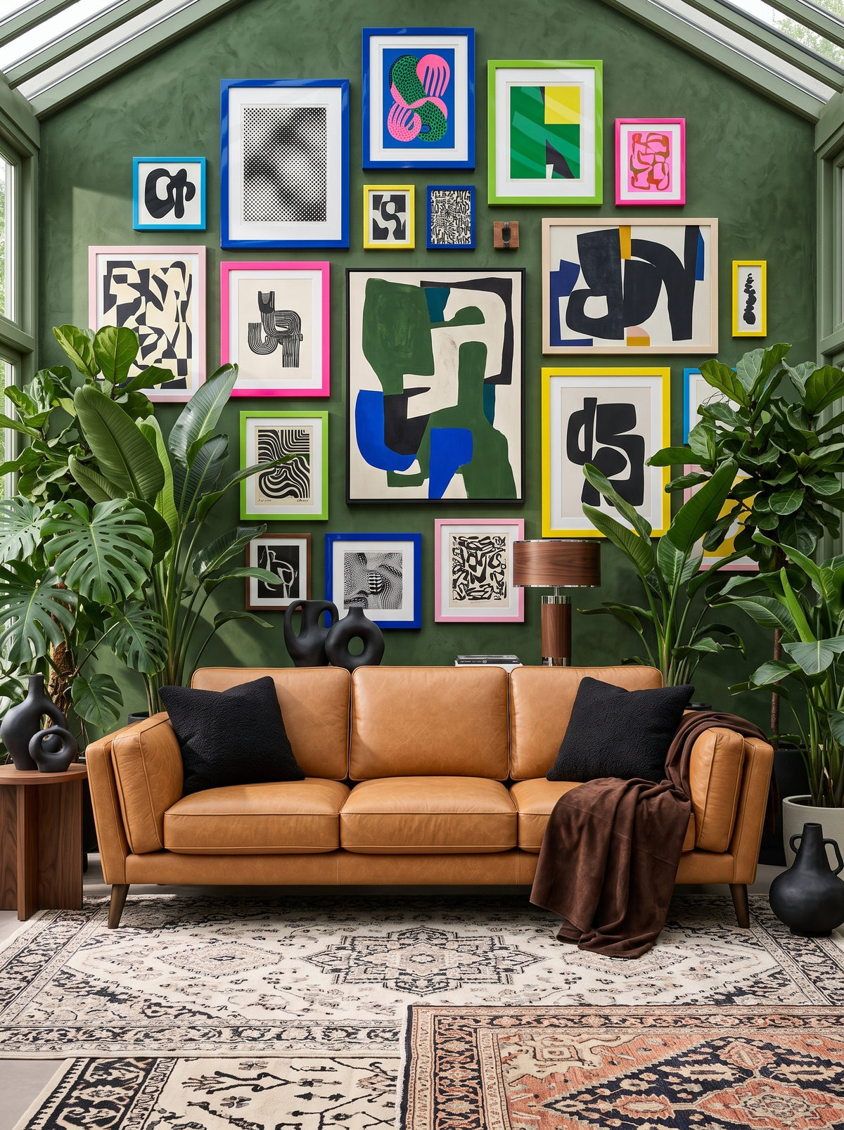 Monroe Sofa - Tan Leather — Lifestyle