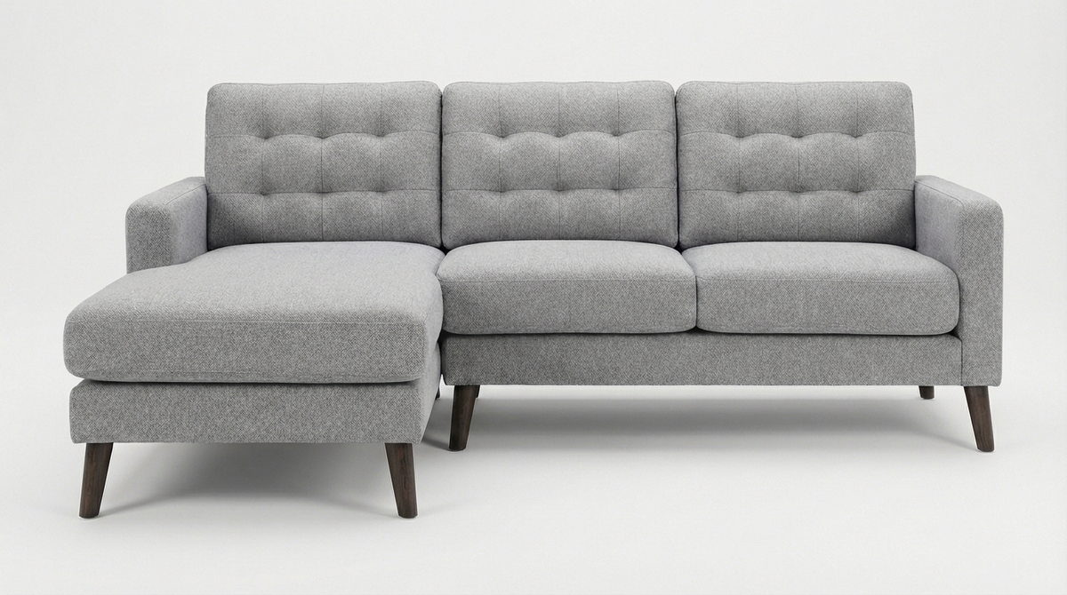 Flipper Reversible Chaise Lounge - Dimensions View | Vibe Sofas