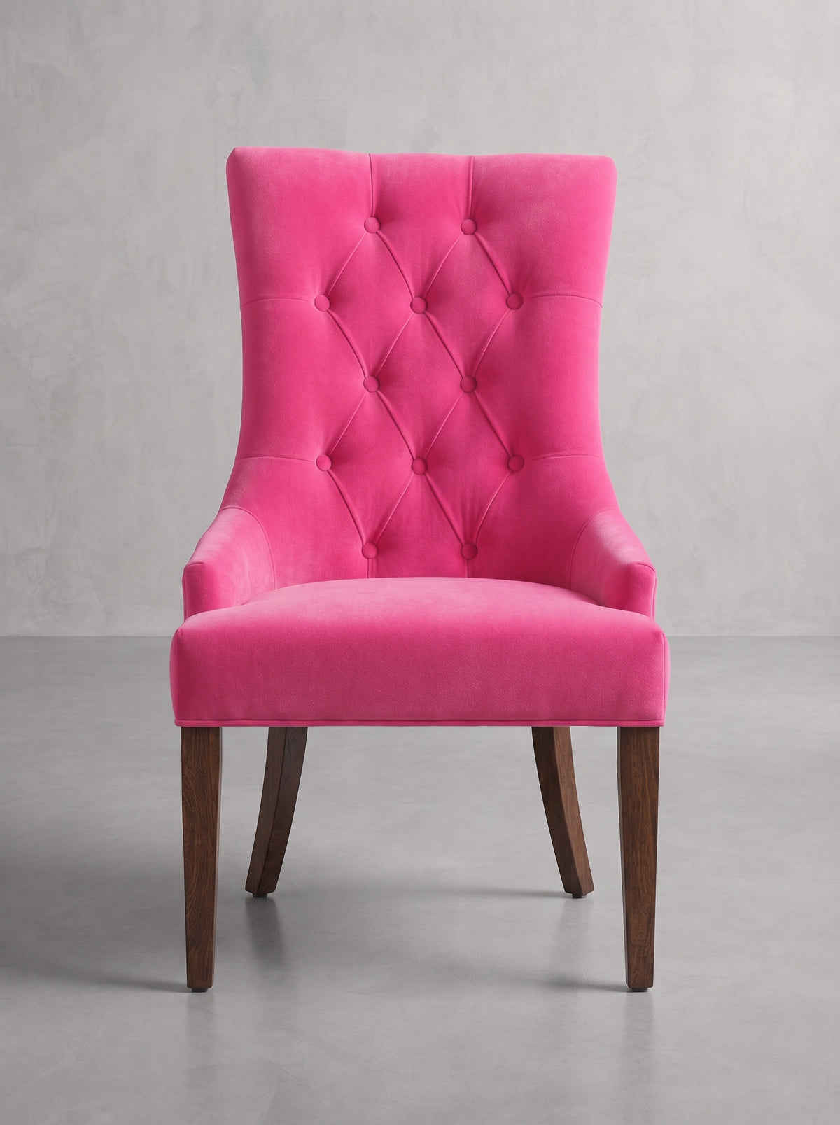 Vibe Dining Chair - Barbie Pink Velvet