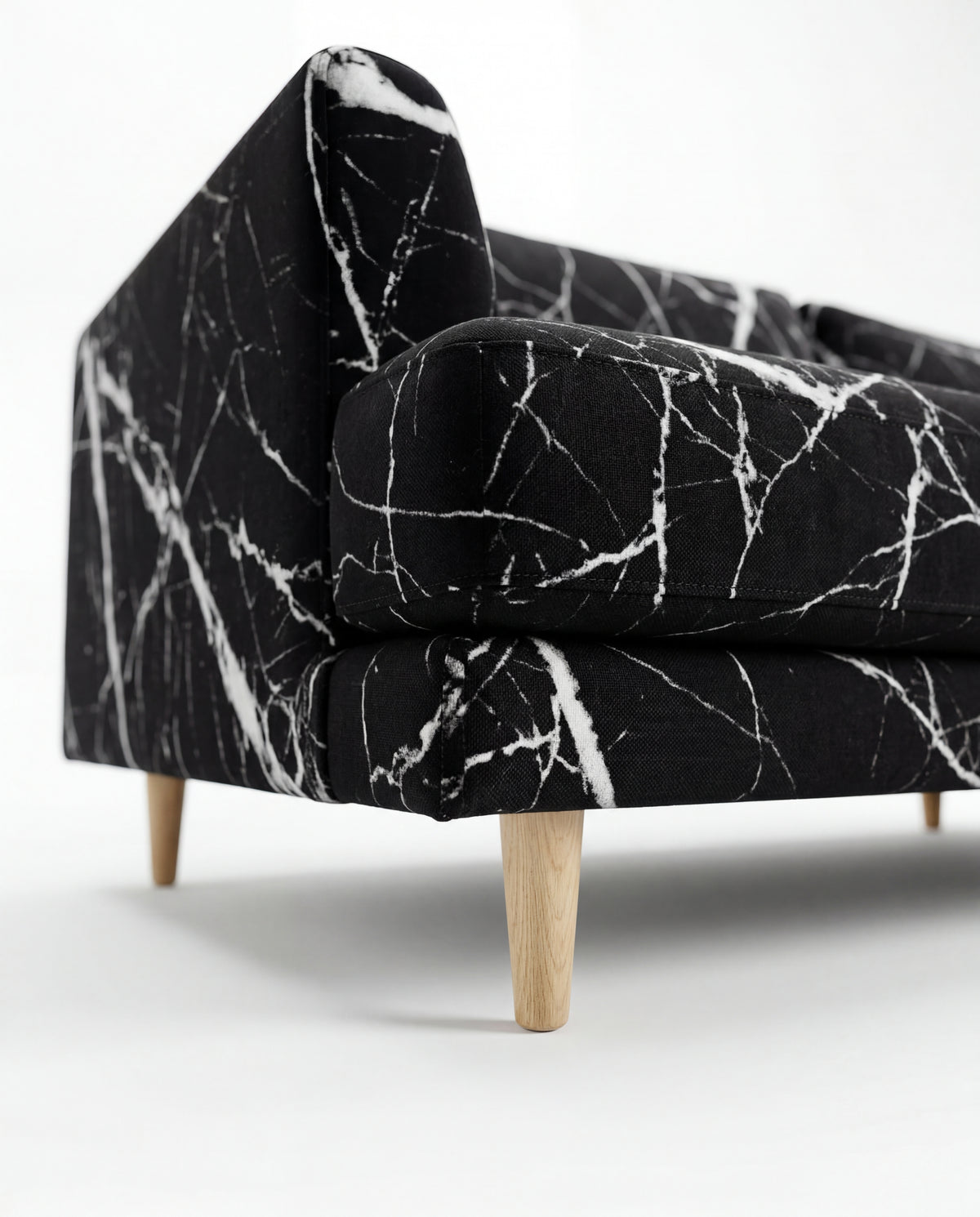 Lightning Black Marble - View 1 | Vibe Sofas Australia