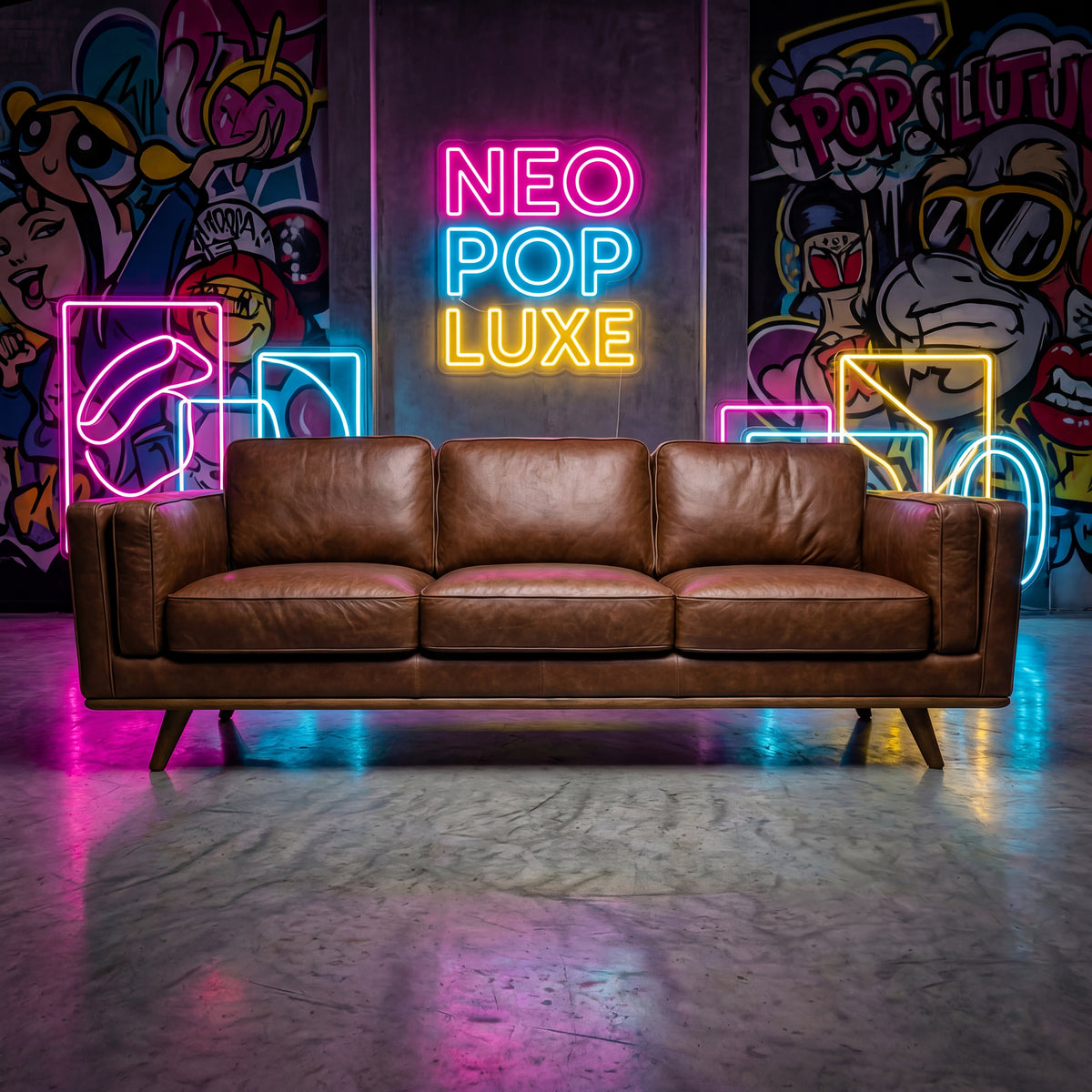Monroe Leather Sofa